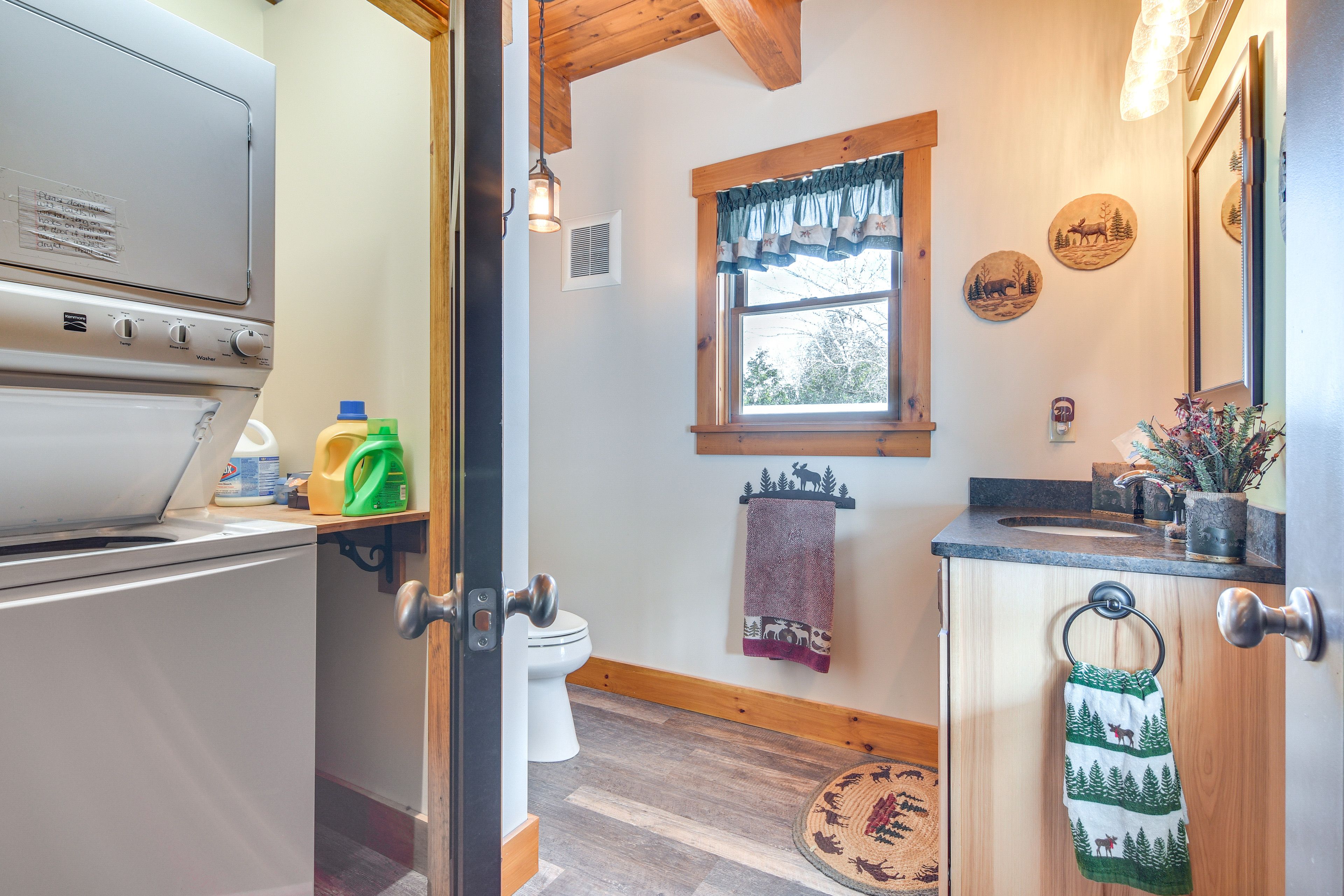 Half Bathroom | In-Unit Laundry | Main Floor