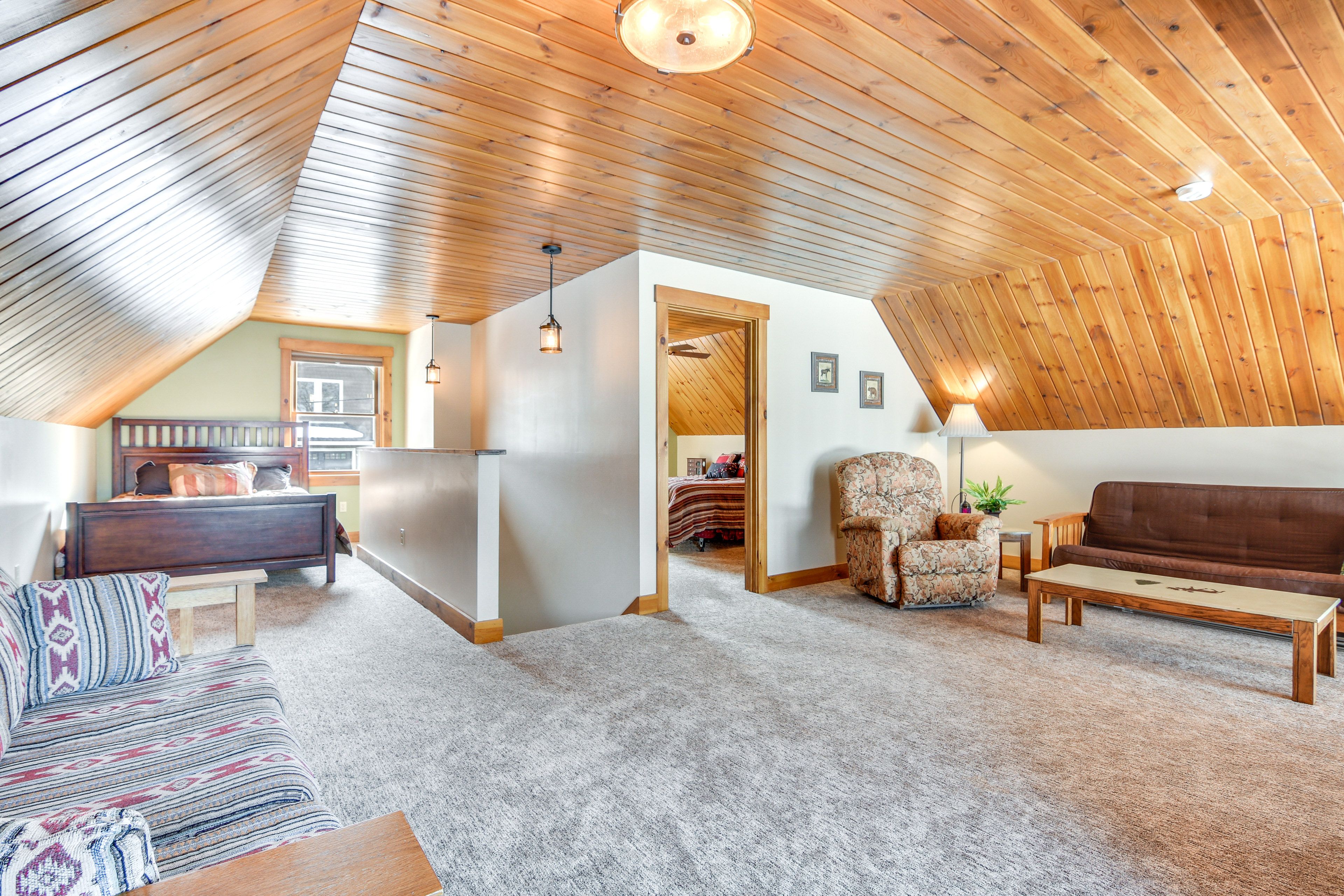 Loft | Queen Bed | Full Futon | Top Floor