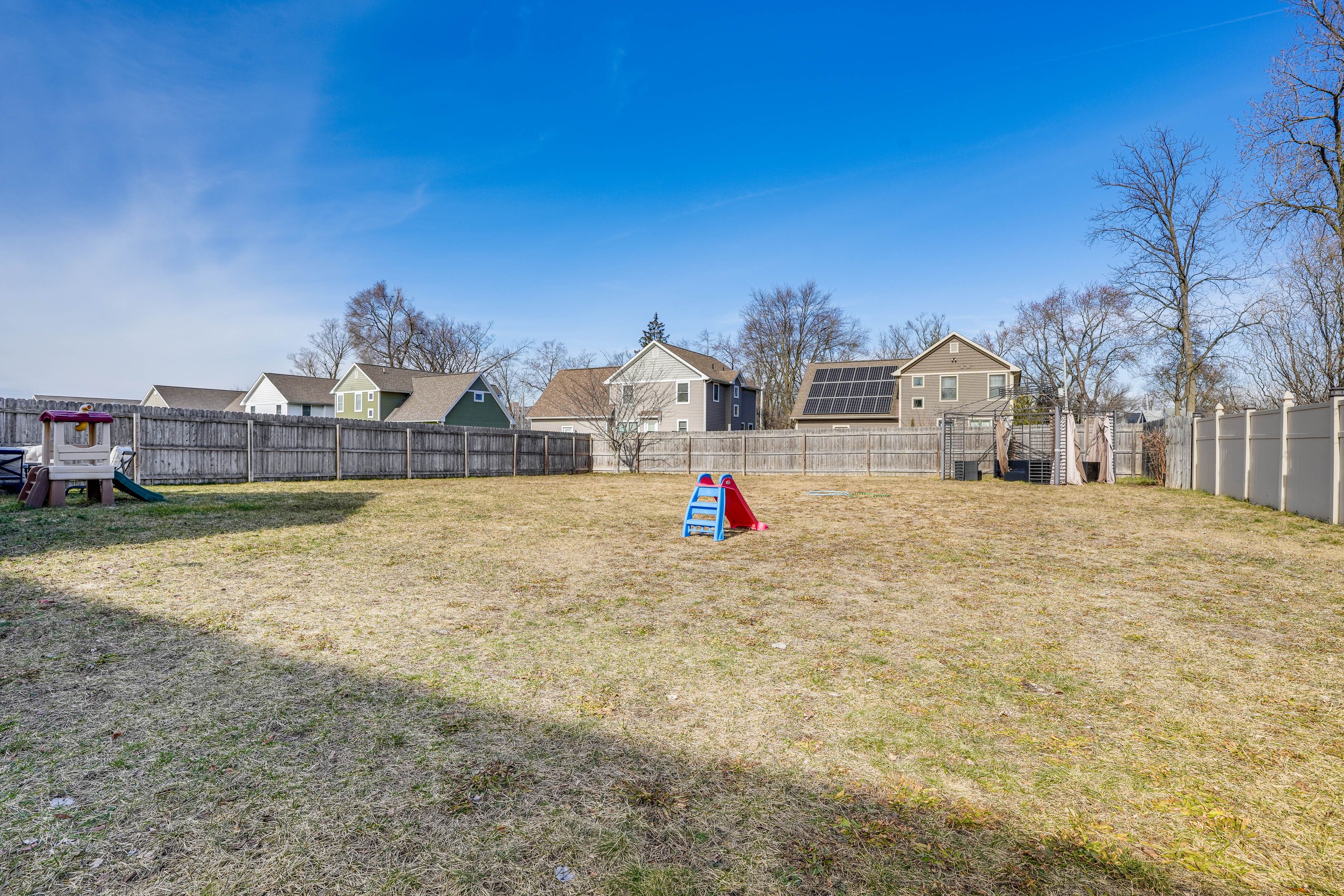 Fenced Backyard