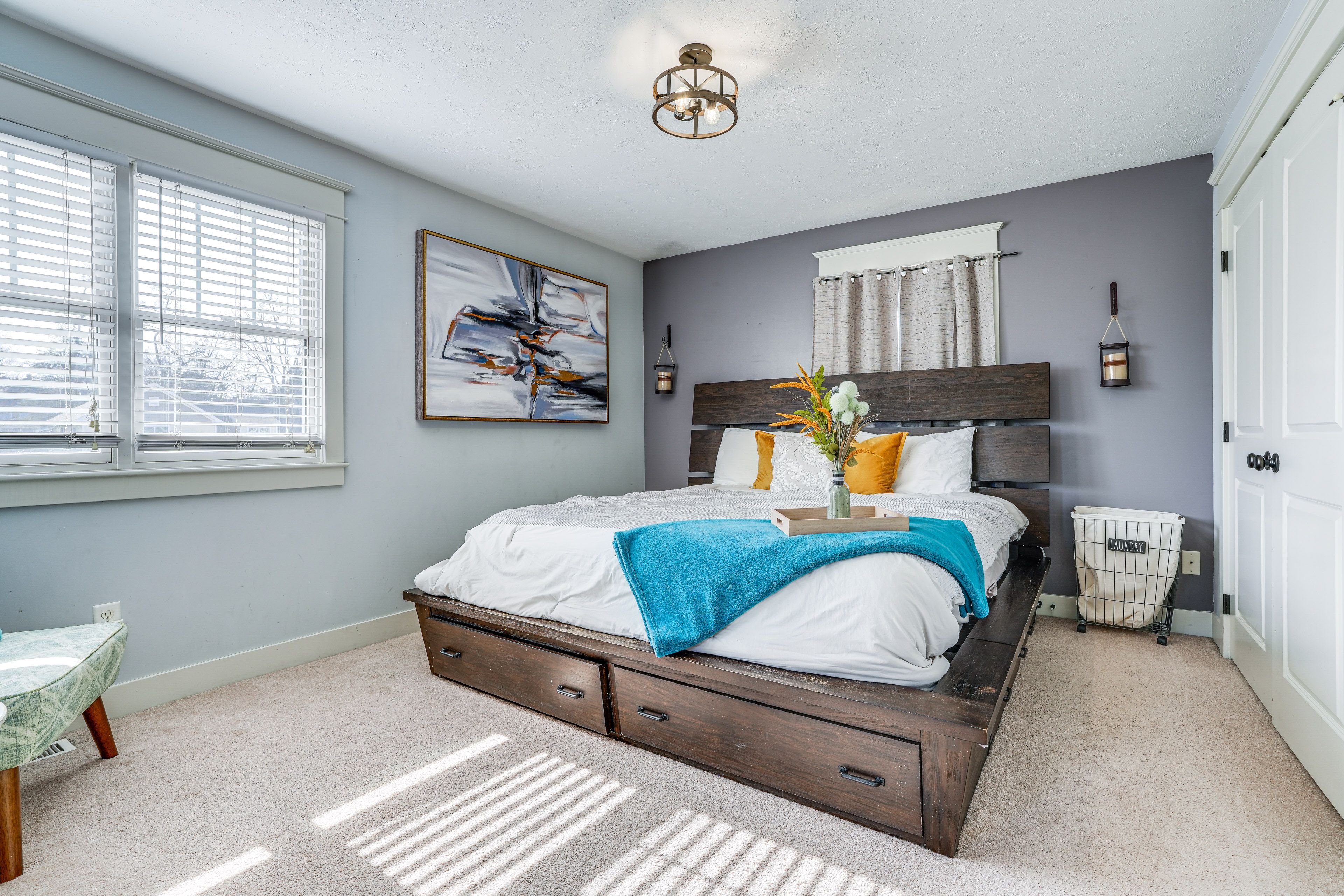 Bedroom Suite 1 | King Bed | Linens Provided | 2nd Floor