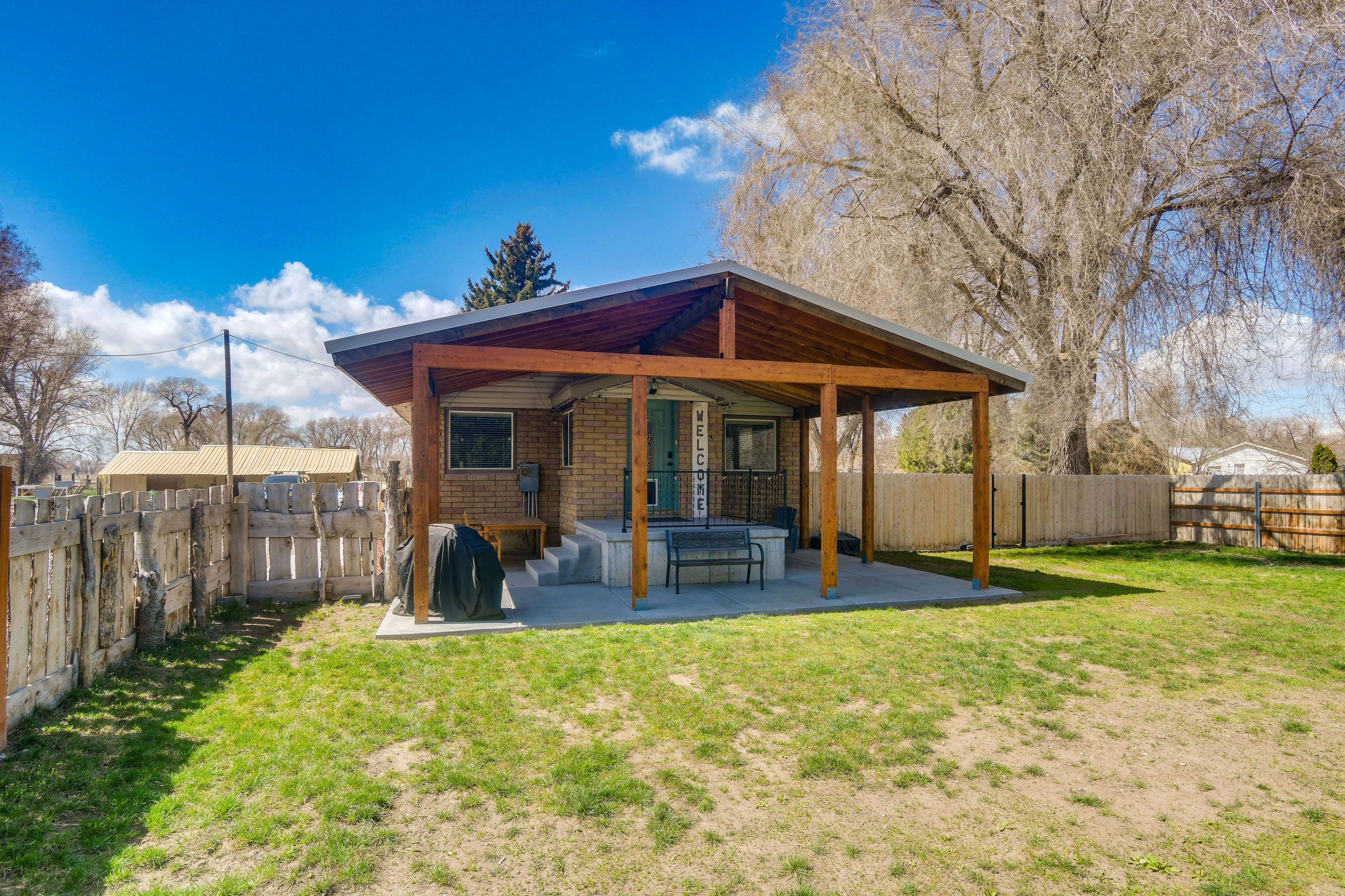 Exterior | Single-Story Home | Covered Patio