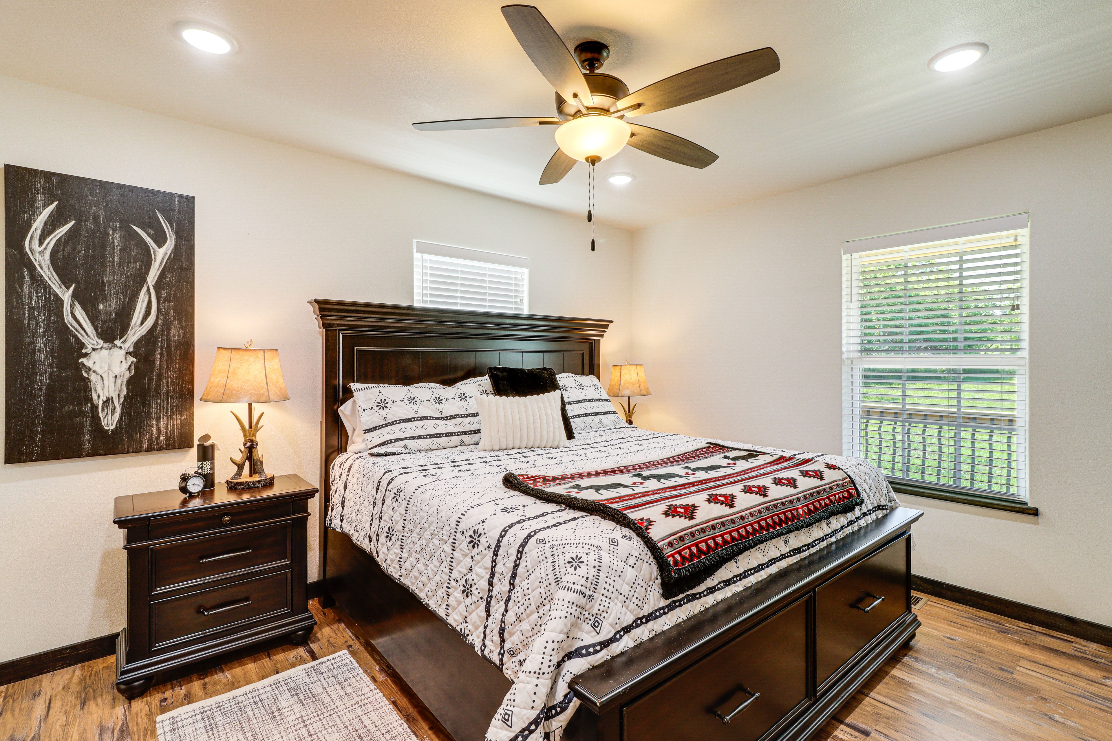 Bedroom 1 | King Bed | Smart TV | Linens Provided | En-Suite Bathroom