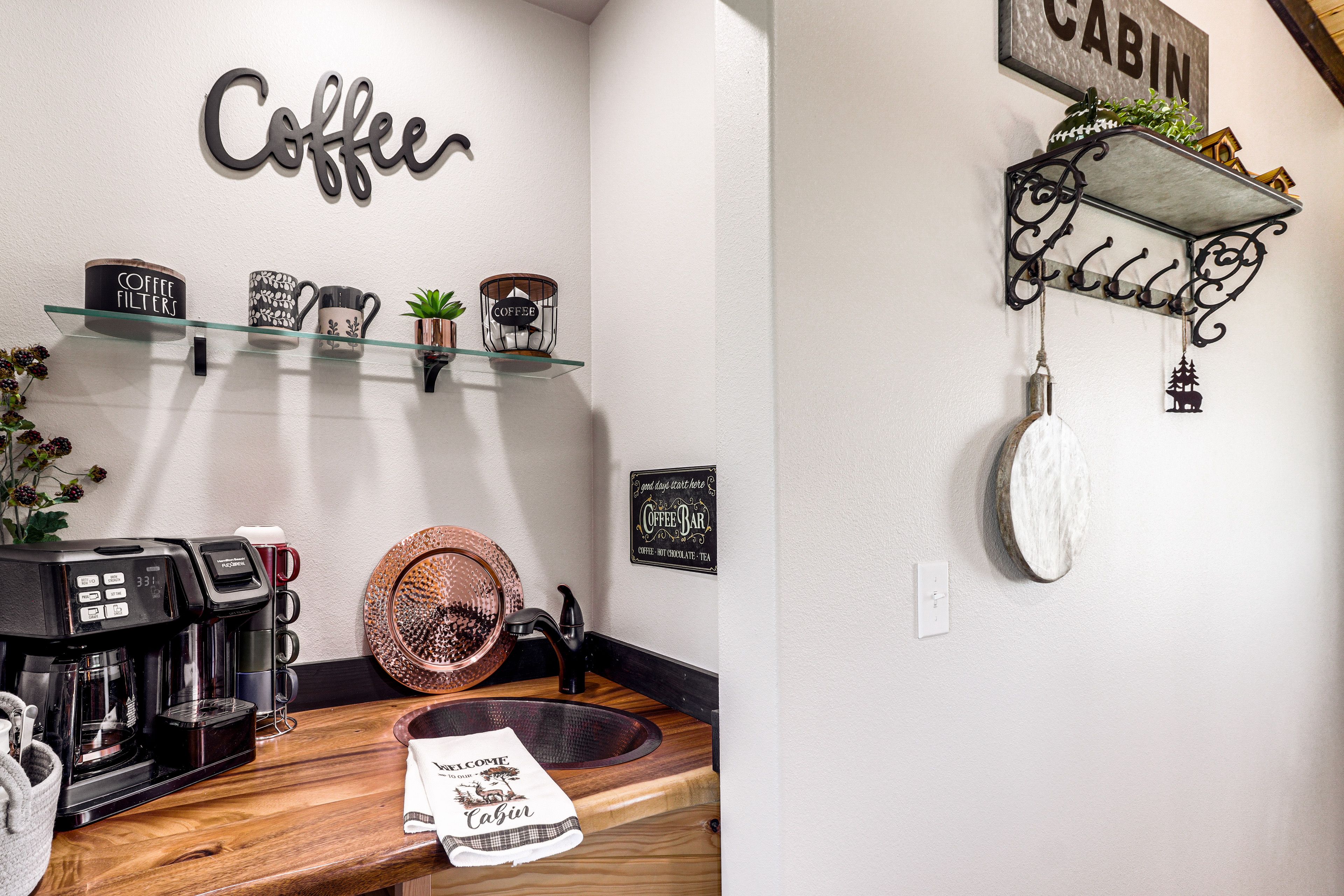 Coffee Bar | Dual Coffee Maker (Drip & Pod)