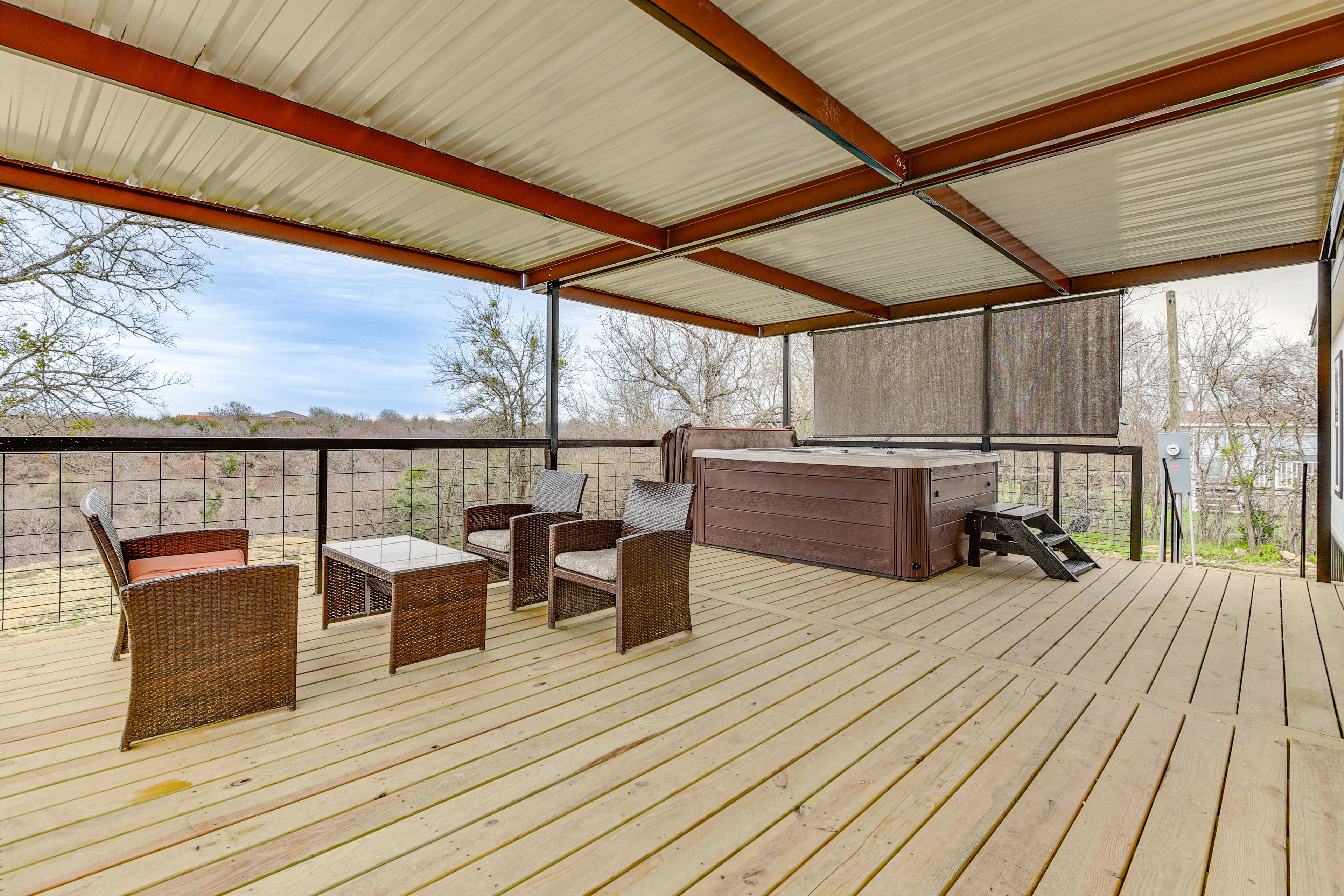 Deck | Outdoor Seating | Private Hot Tub