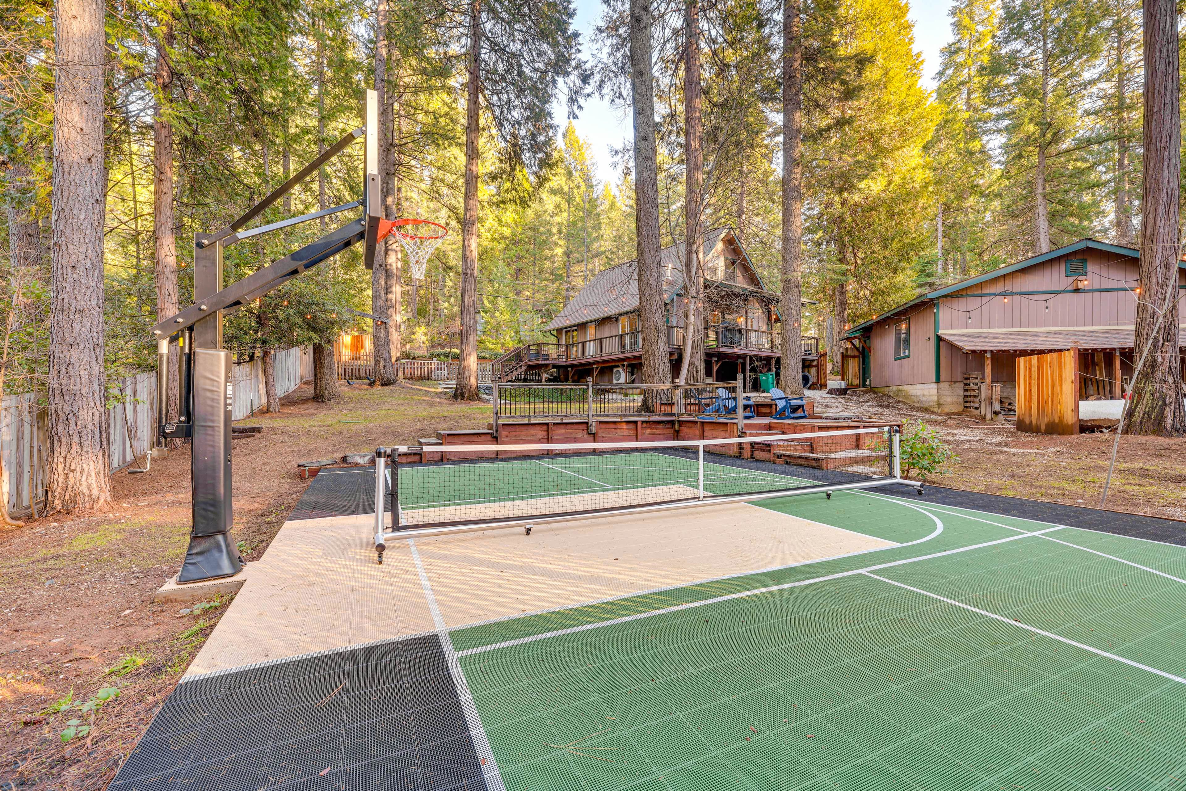 Private Pickleball/Basketball Court