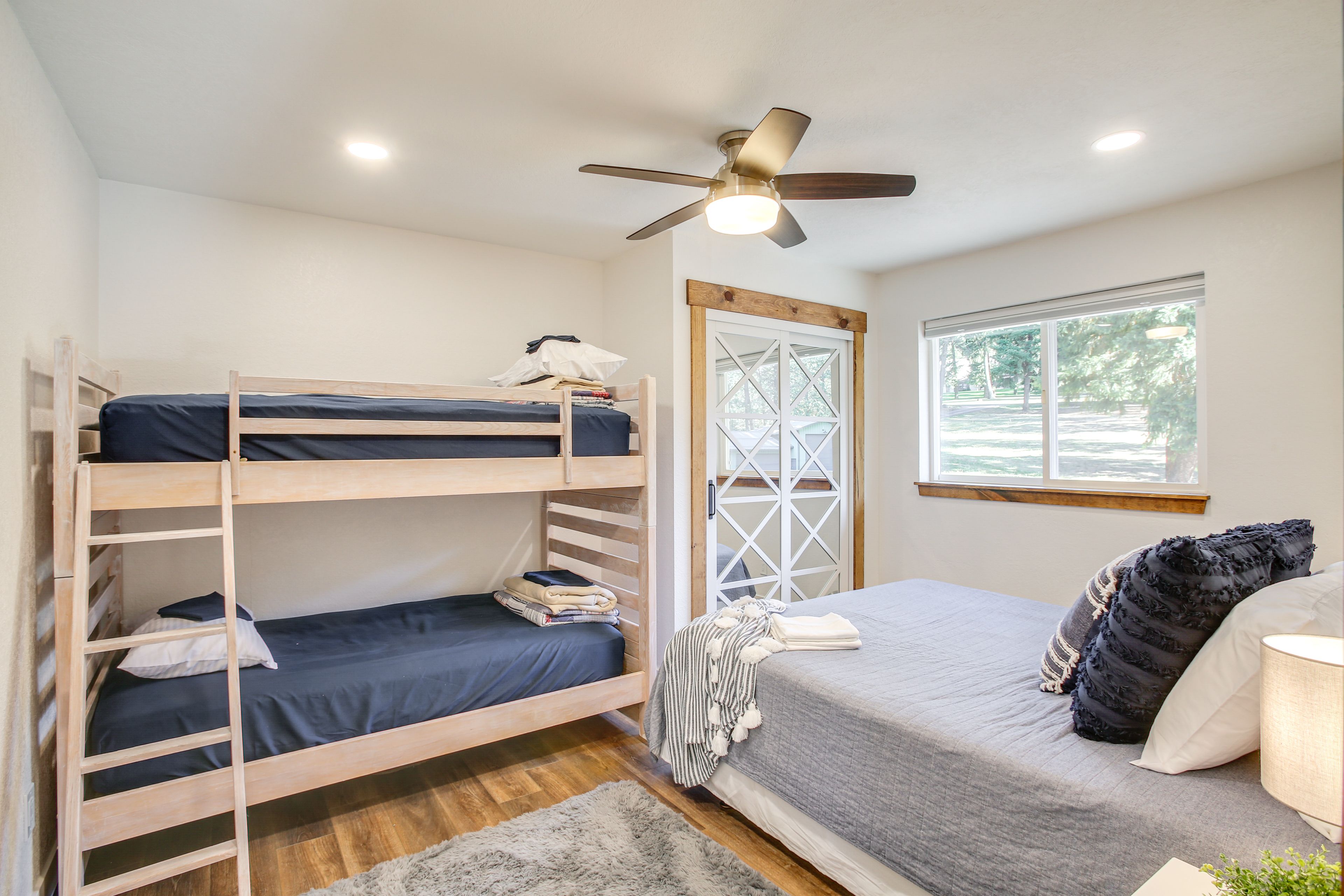 Bedroom 2 | Queen Bed | Twin Bunk Bed | Linens Provided