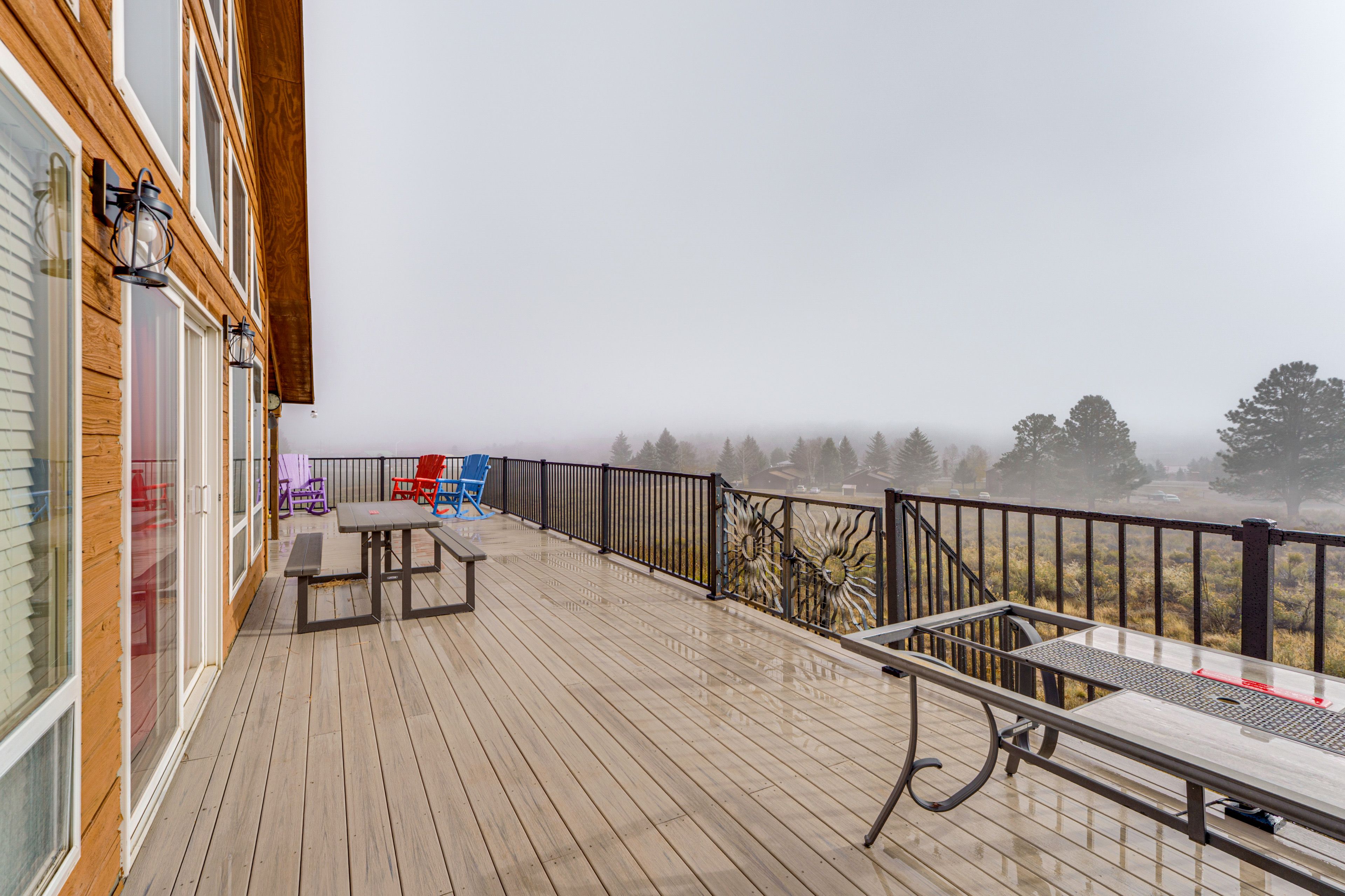 Angel Fire Vacation Rental | 3BR | 2BA | 1,500 Sq Ft | Stairs Required to Enter