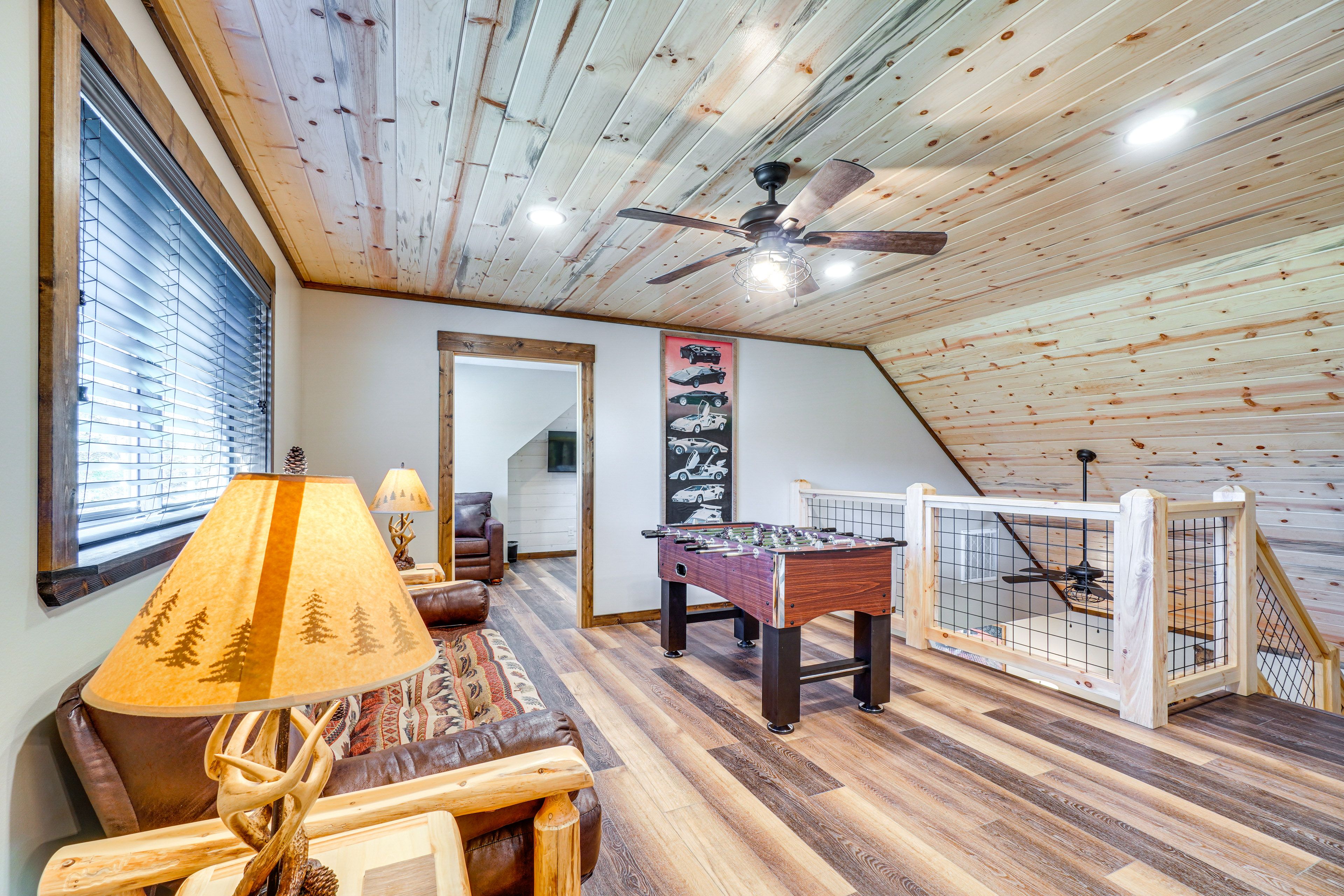 Game Room | 2nd Floor | Foosball Table | Board Games | Queen Sleeper Sofa