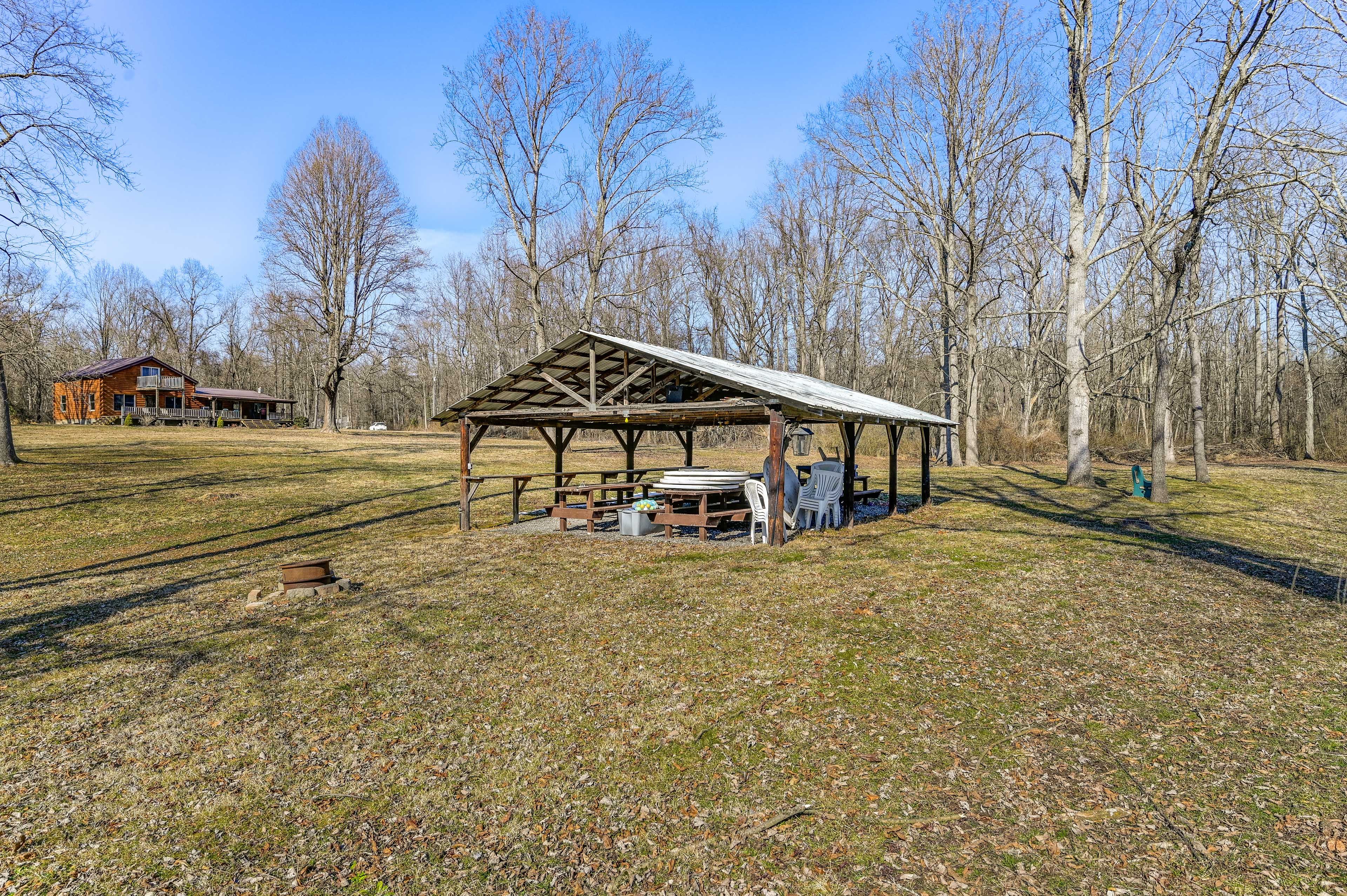 Picnic Area | Canoe | 3 Kayaks | 3 Life Vests Provided