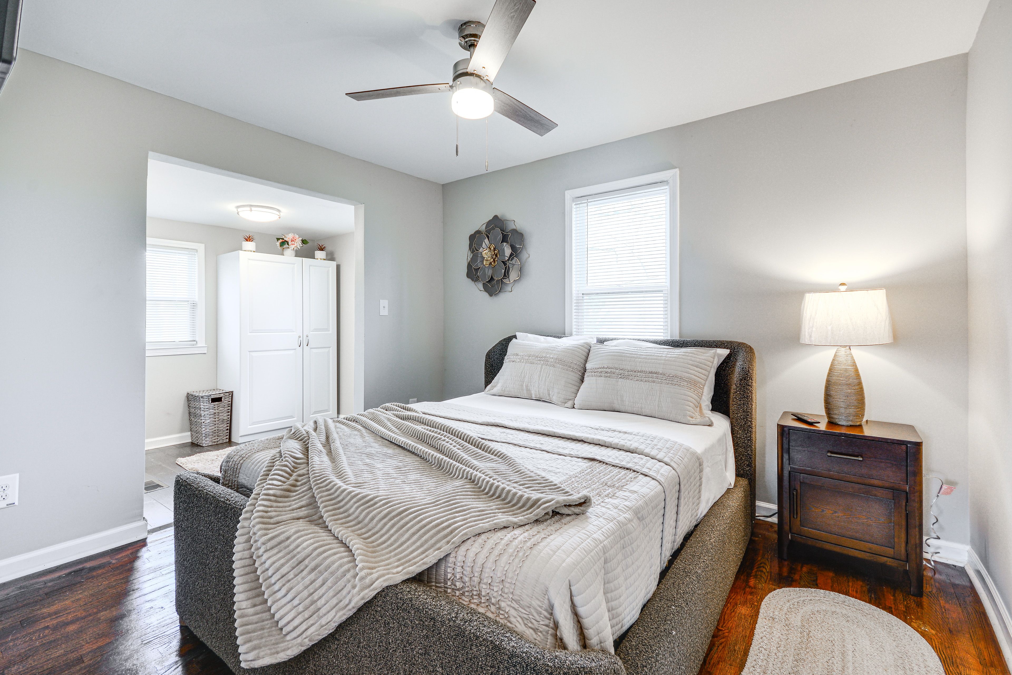 Bedroom 1 | Queen Bed | Linens Provided | Smart TV