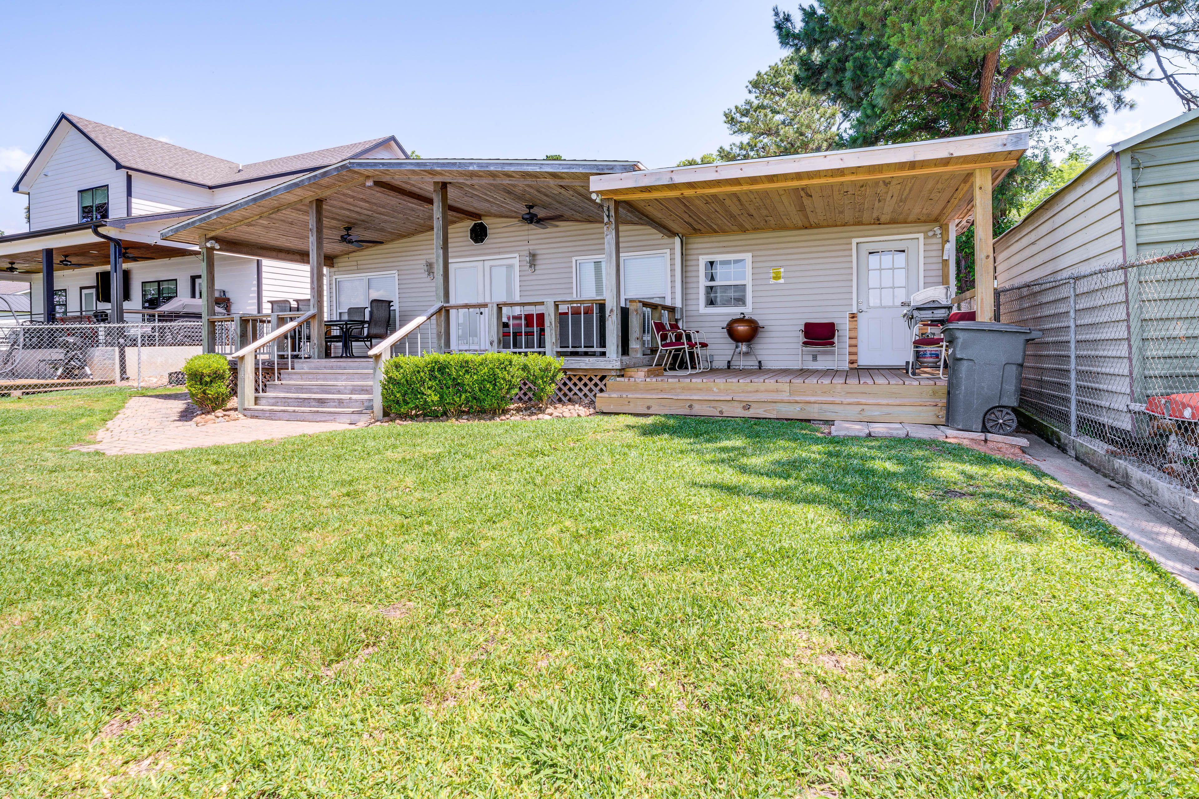 Exterior | Covered Deck | Outdoor Dining | Private Dock