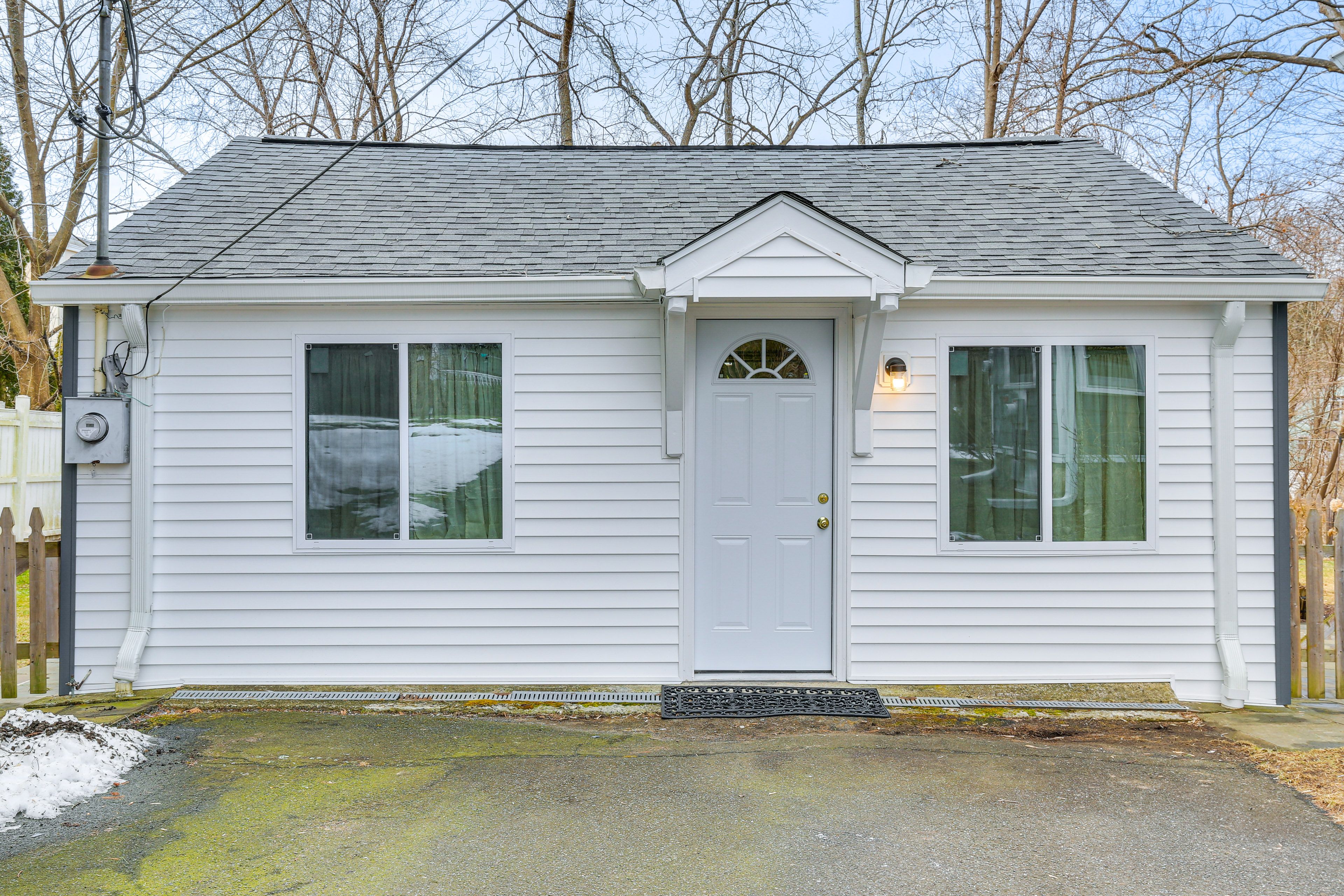 Cottage Exterior | Parking | Driveway (2 Vehicles)