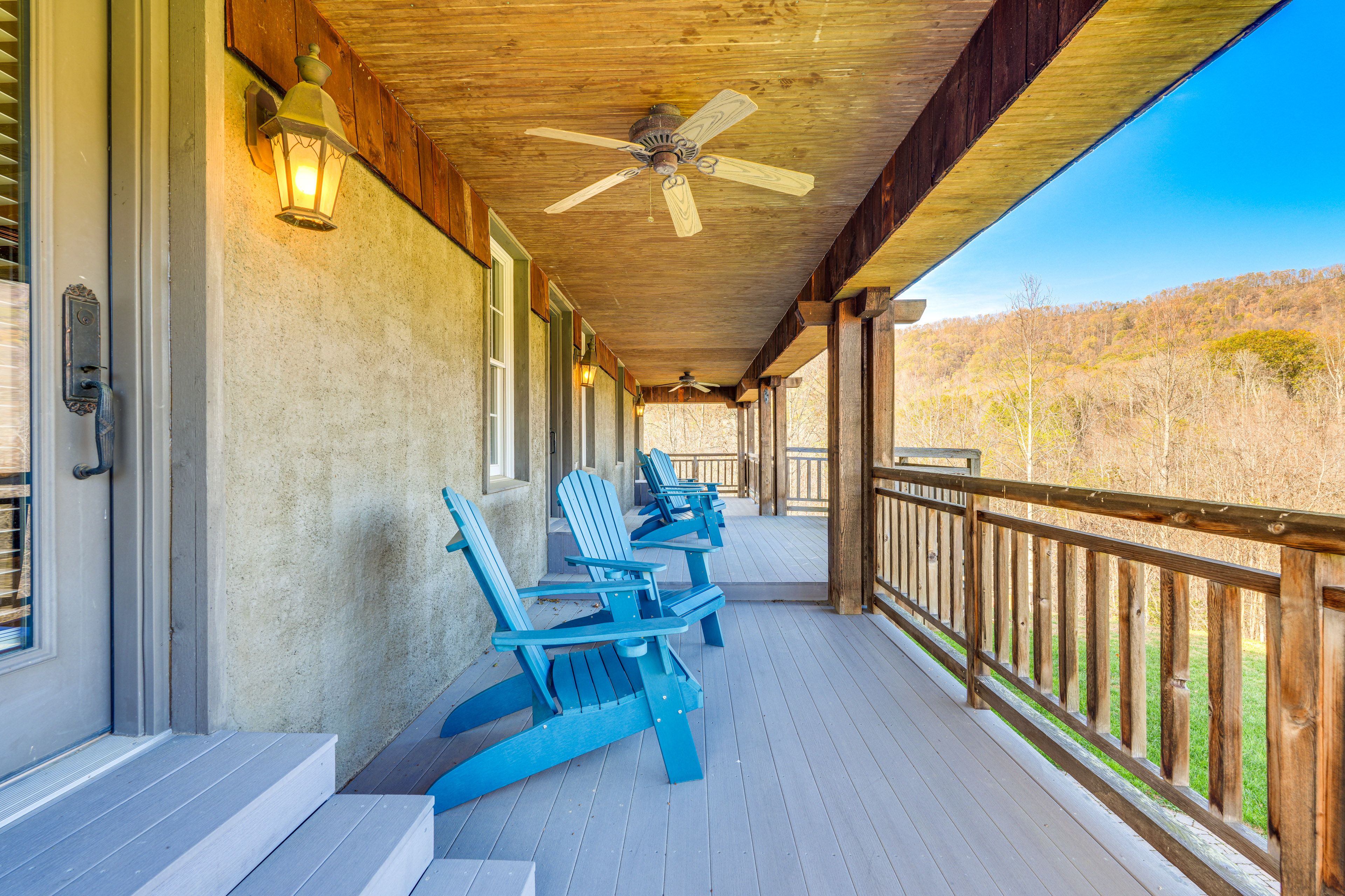 Balcony | Adirondack Chairs | Mountain Views