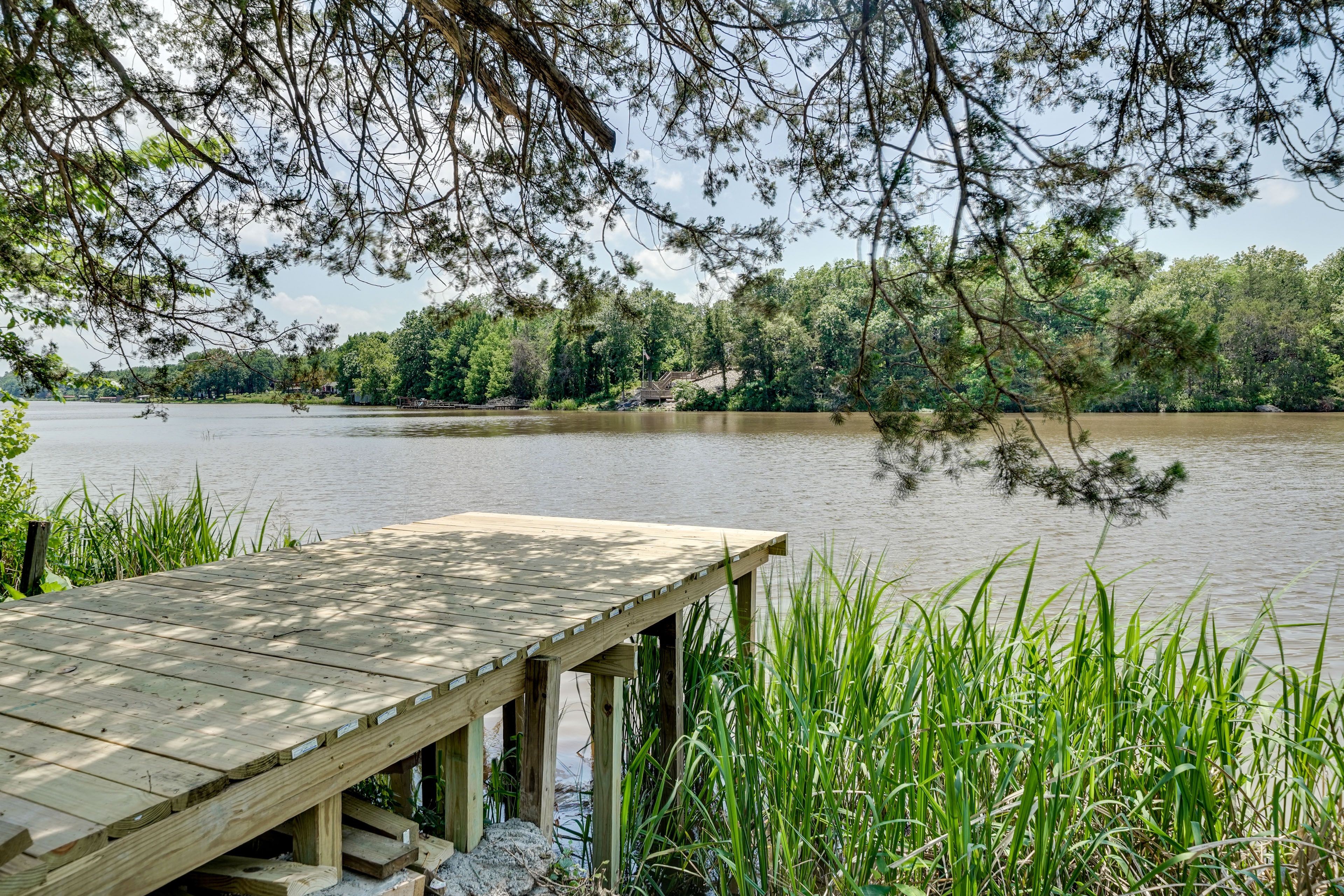 Studio Exterior | Private Dock | Lake Views & Access