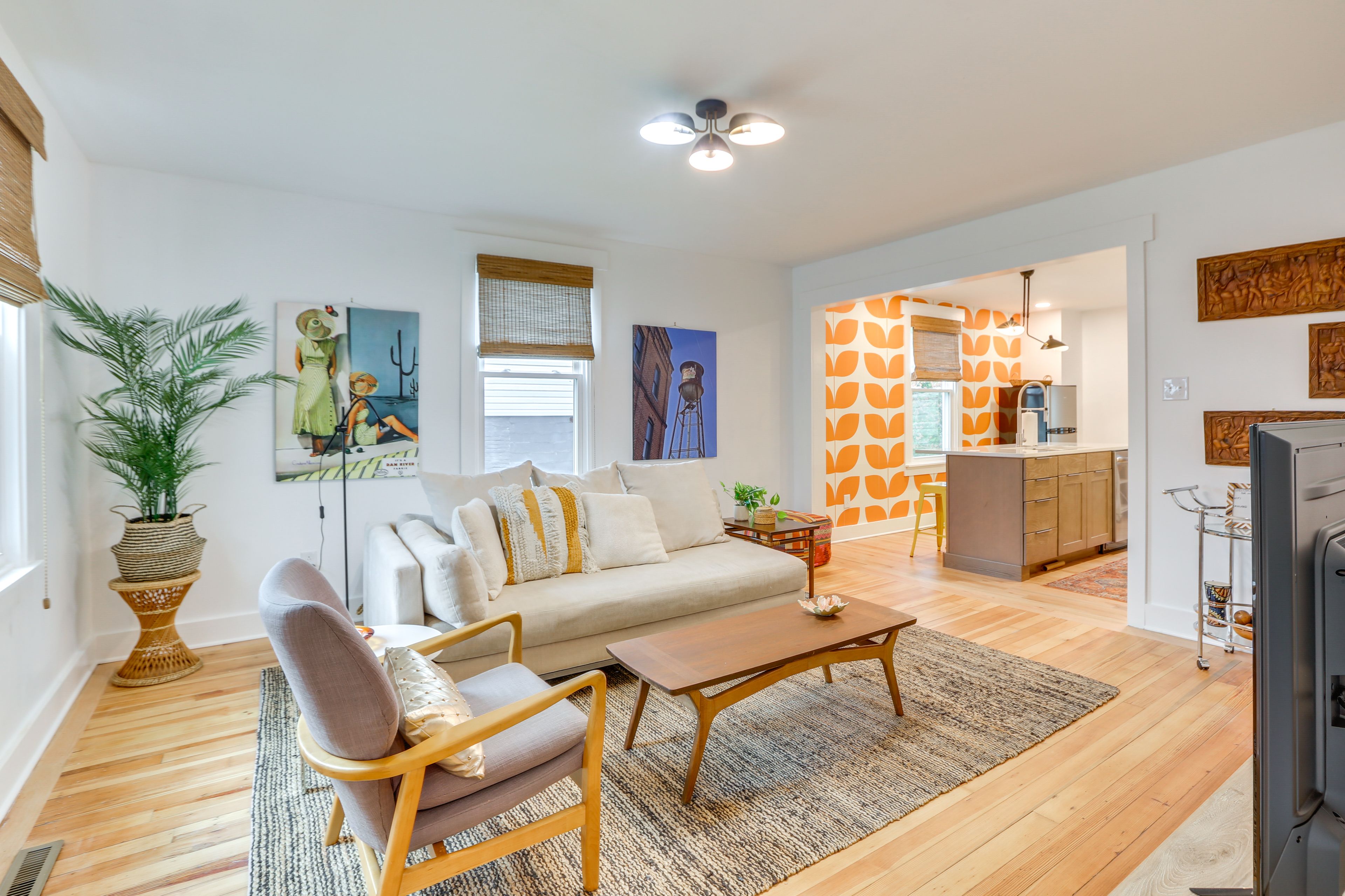 Danville Vacation Rental | 2BR | 1BA | 1,100 Sq Ft | Stairs Required
