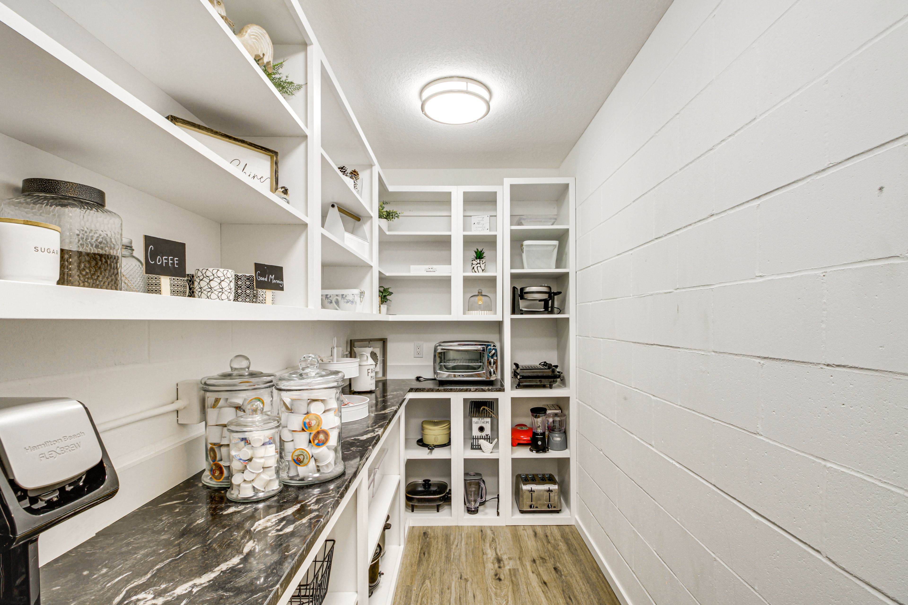 Pantry | Dual Drip & Single-Serve Coffee Maker | 1st Floor