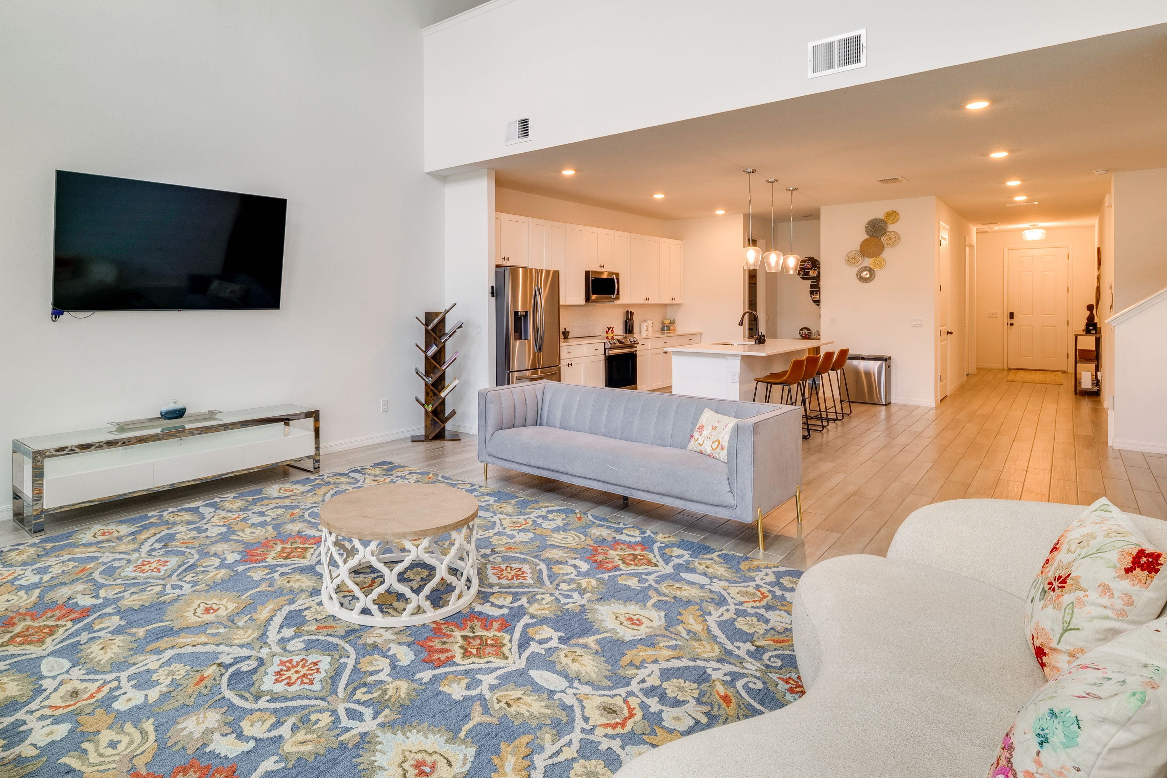 Living Room | 1st Floor | Smart TV w/ Cable | Central A/C & Heat