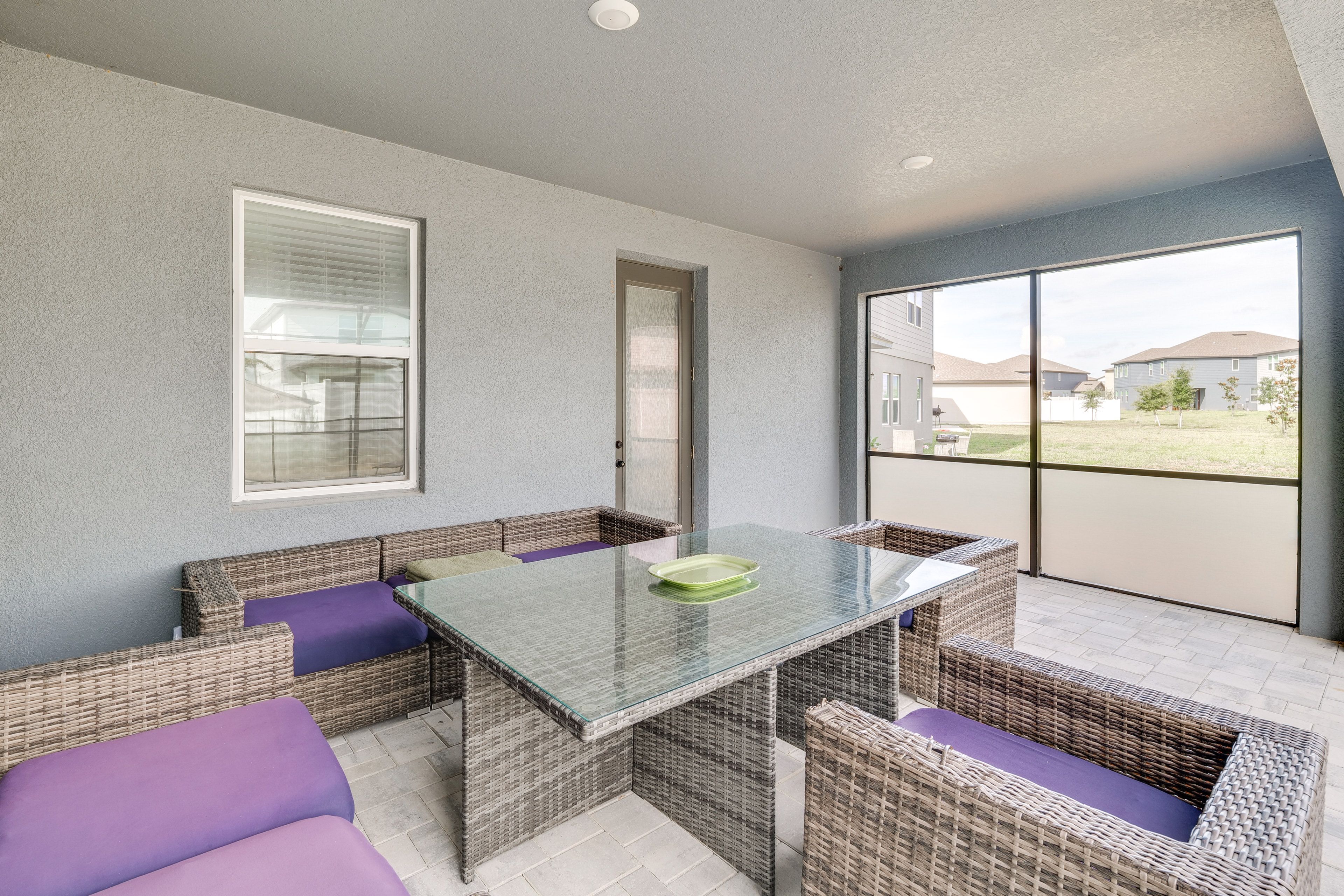 Furnished Patio | Dining Area