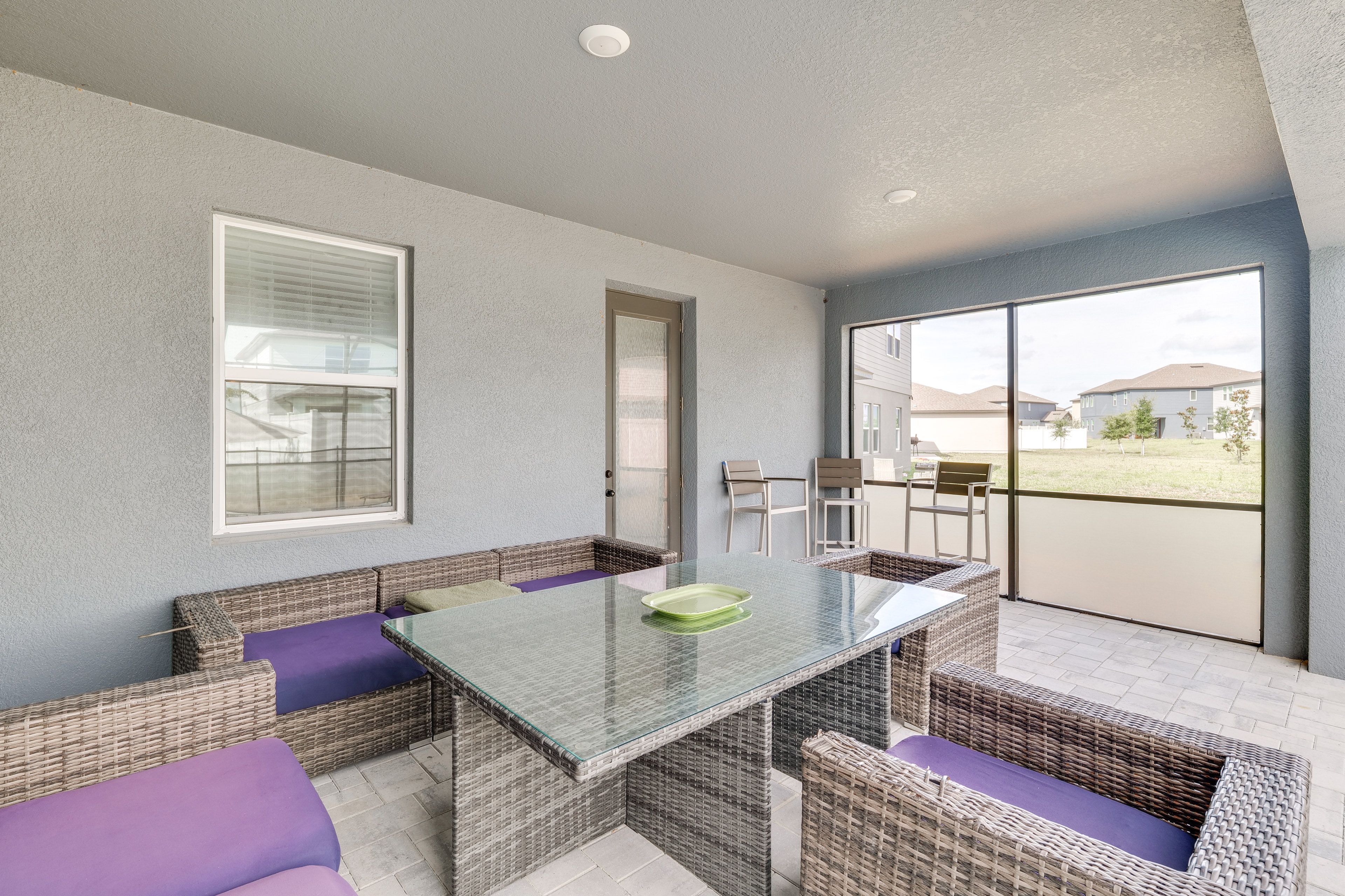 Furnished Patio | Dining Area
