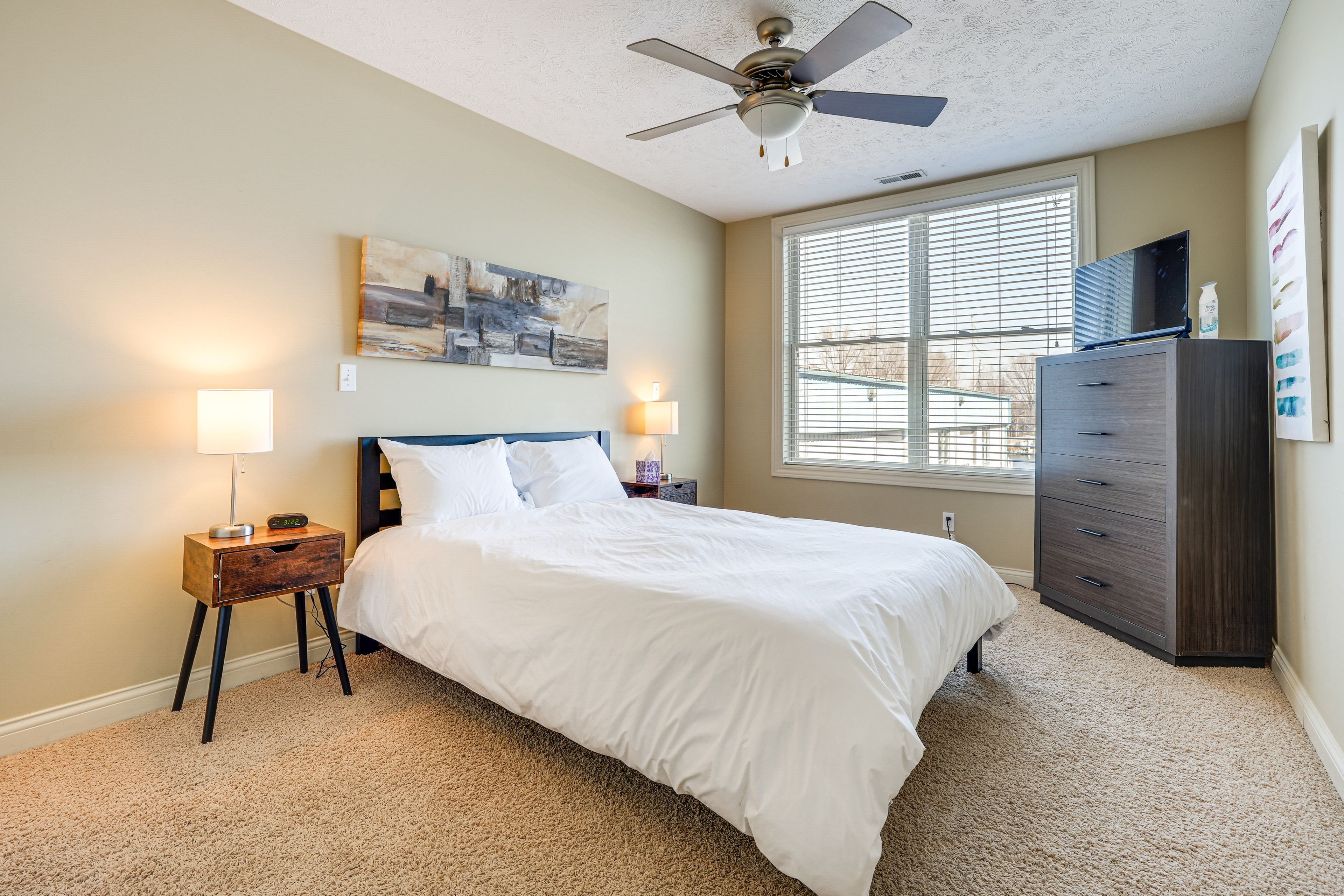Bedroom 2 | Queen Bed | Central Heating & A/C