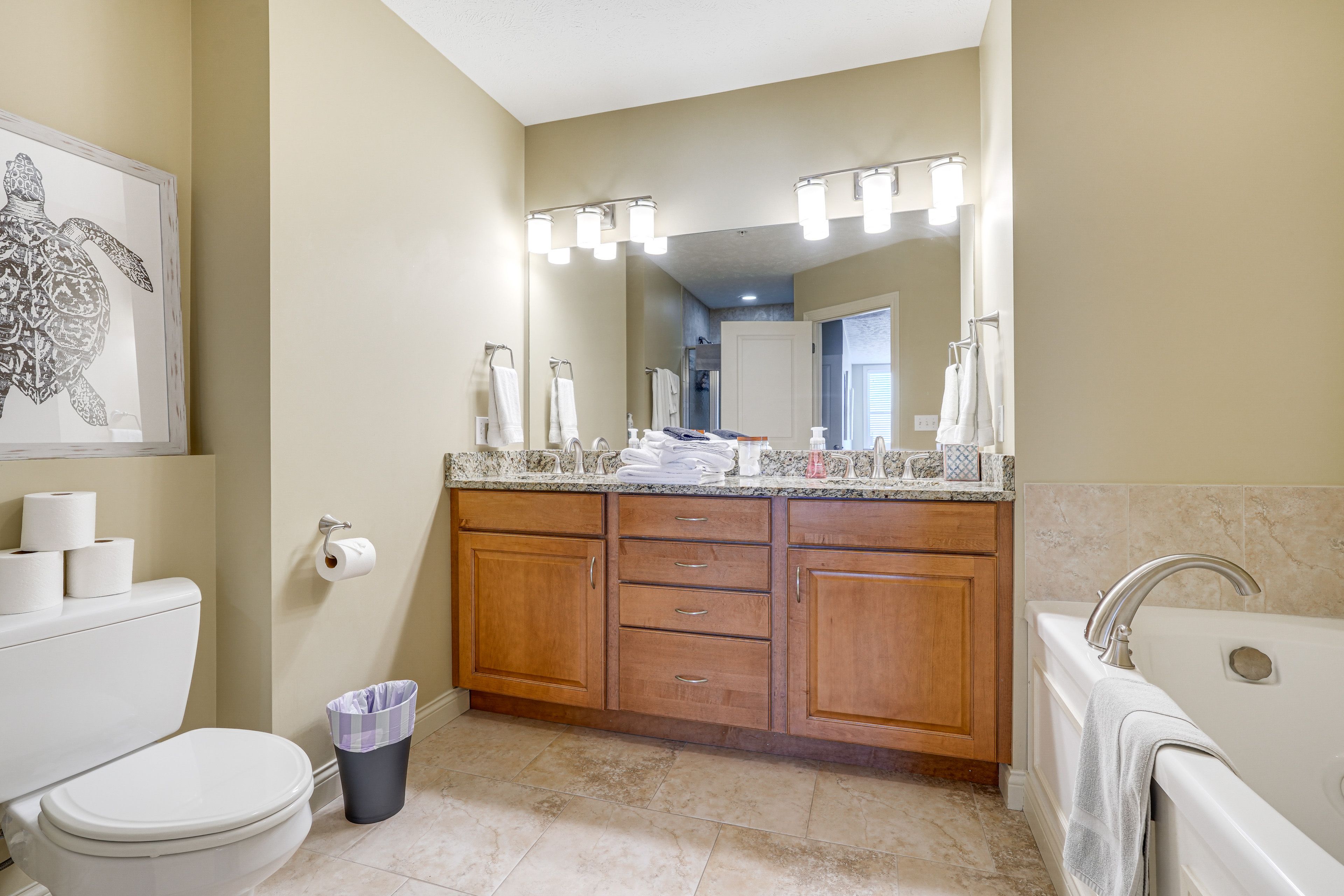 Full Bath | Towels | Hair Dryer