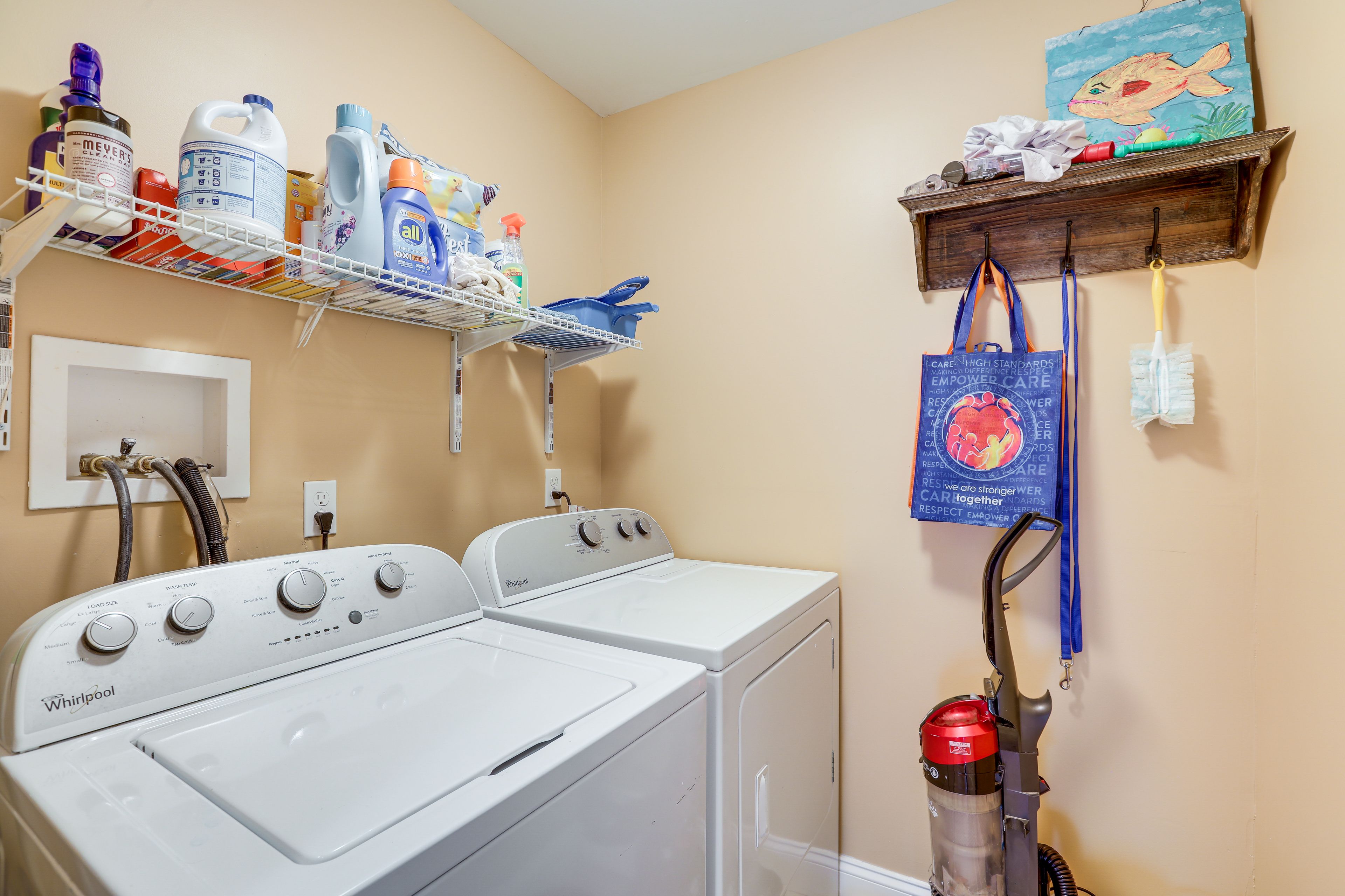 Laundry Area | 1st Floor | Washer/Dryer | Iron/Board