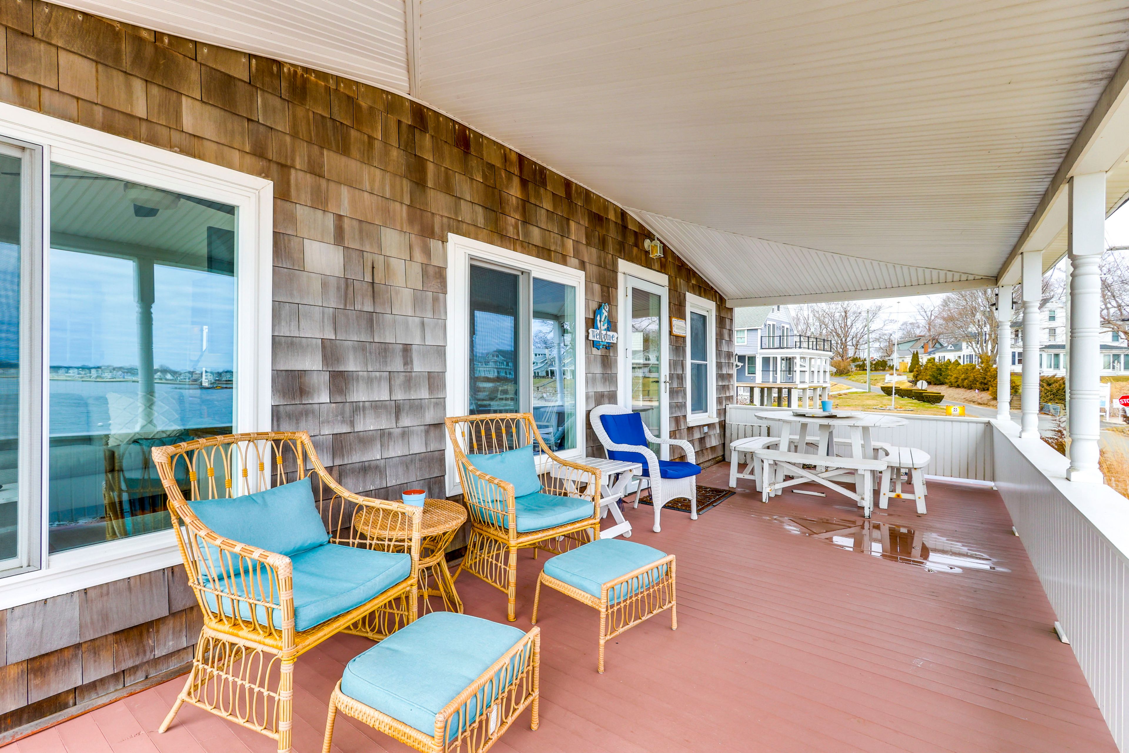 Covered Deck | Waterfront Views