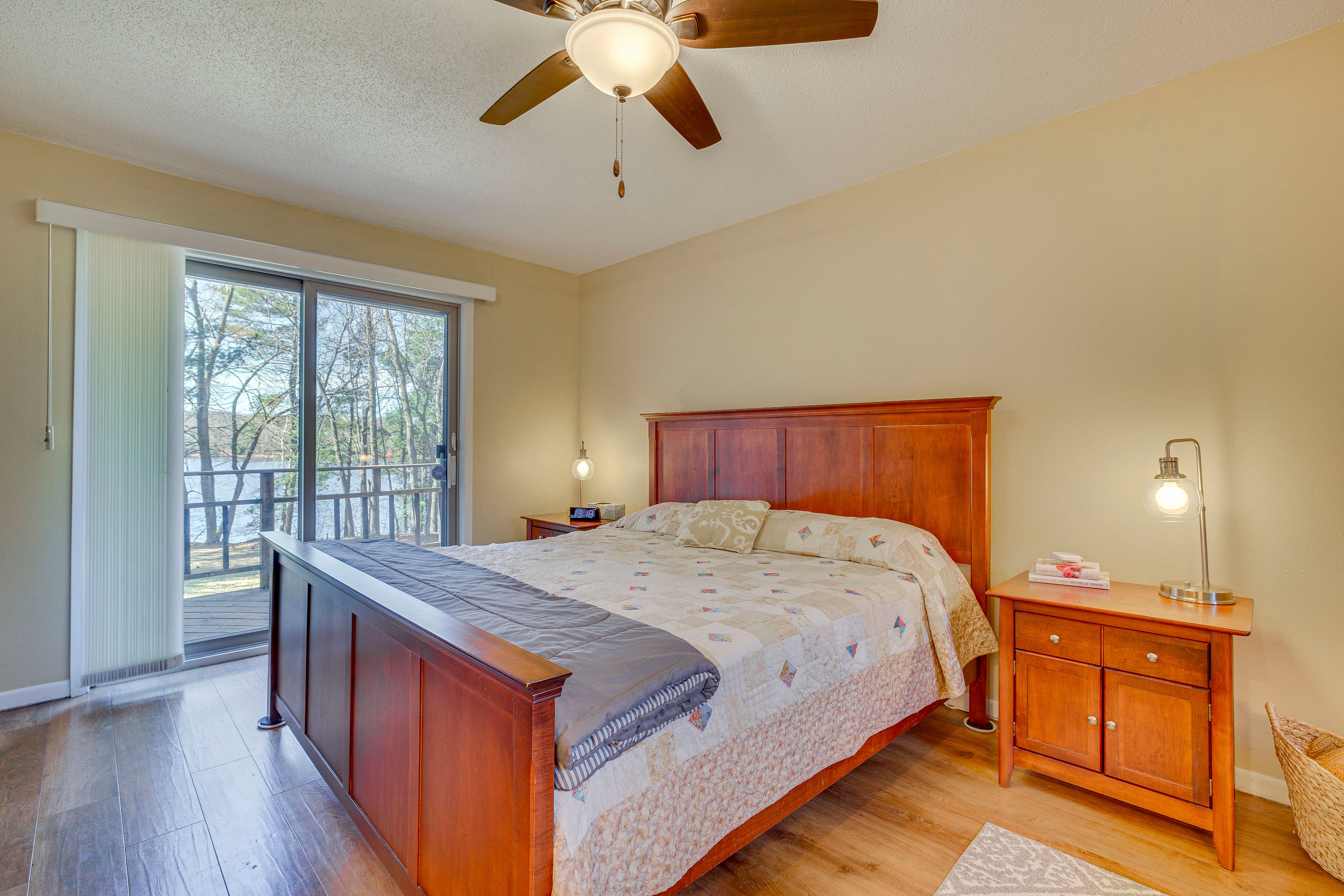 Bedroom 1 | Main Level | King Bed | Deck Access