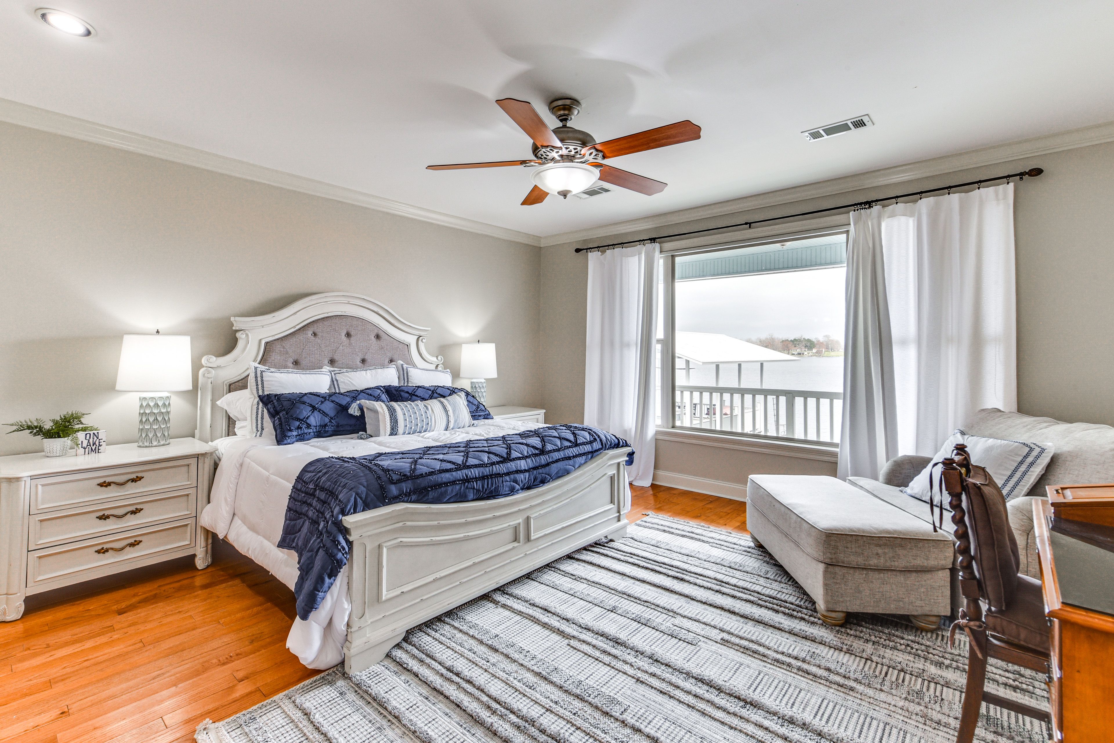 Bedroom 1 | King Bed | Linens Provided | Dedicated Workspace