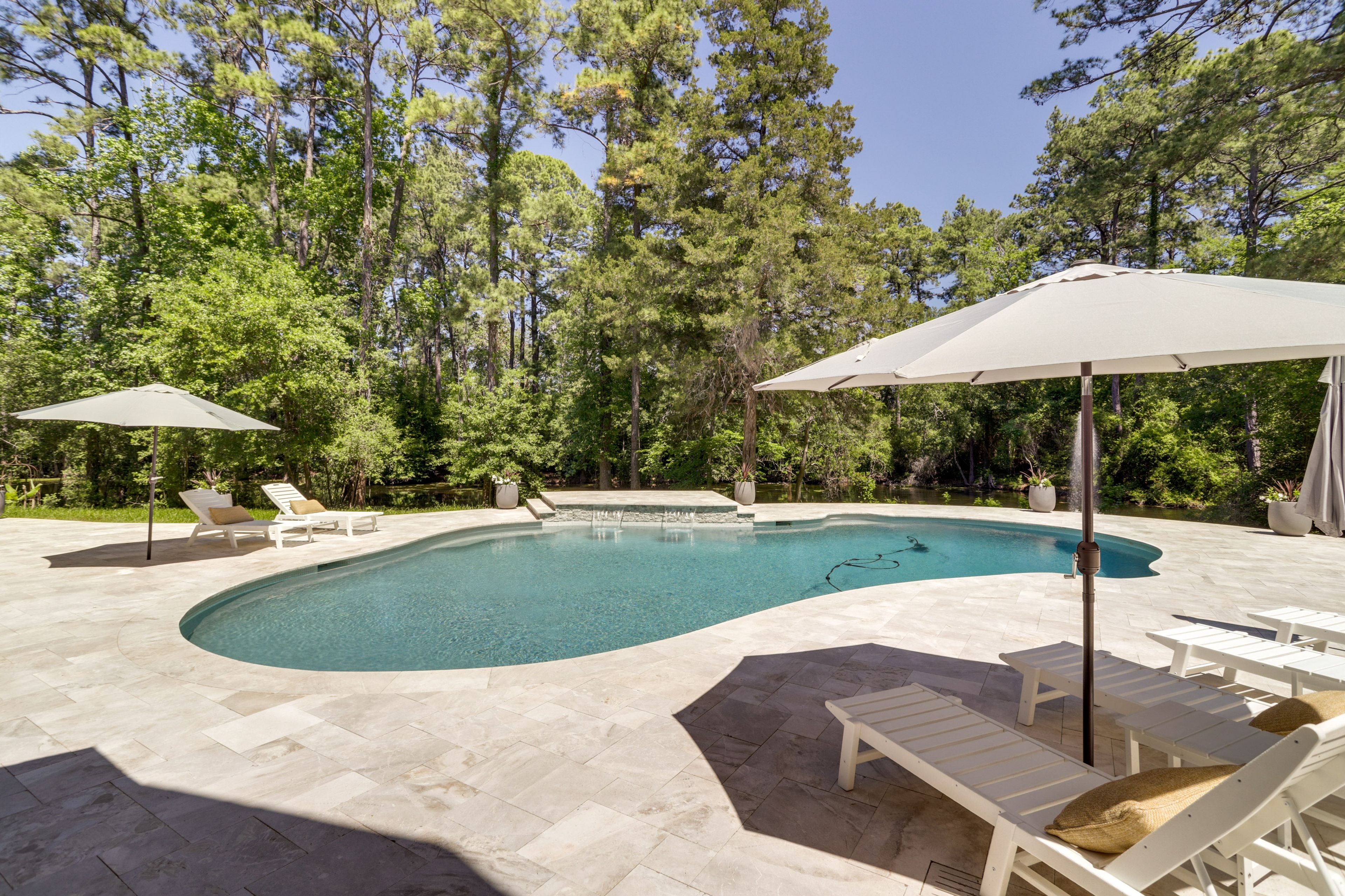 Private New Pool | Solid Marble Decking