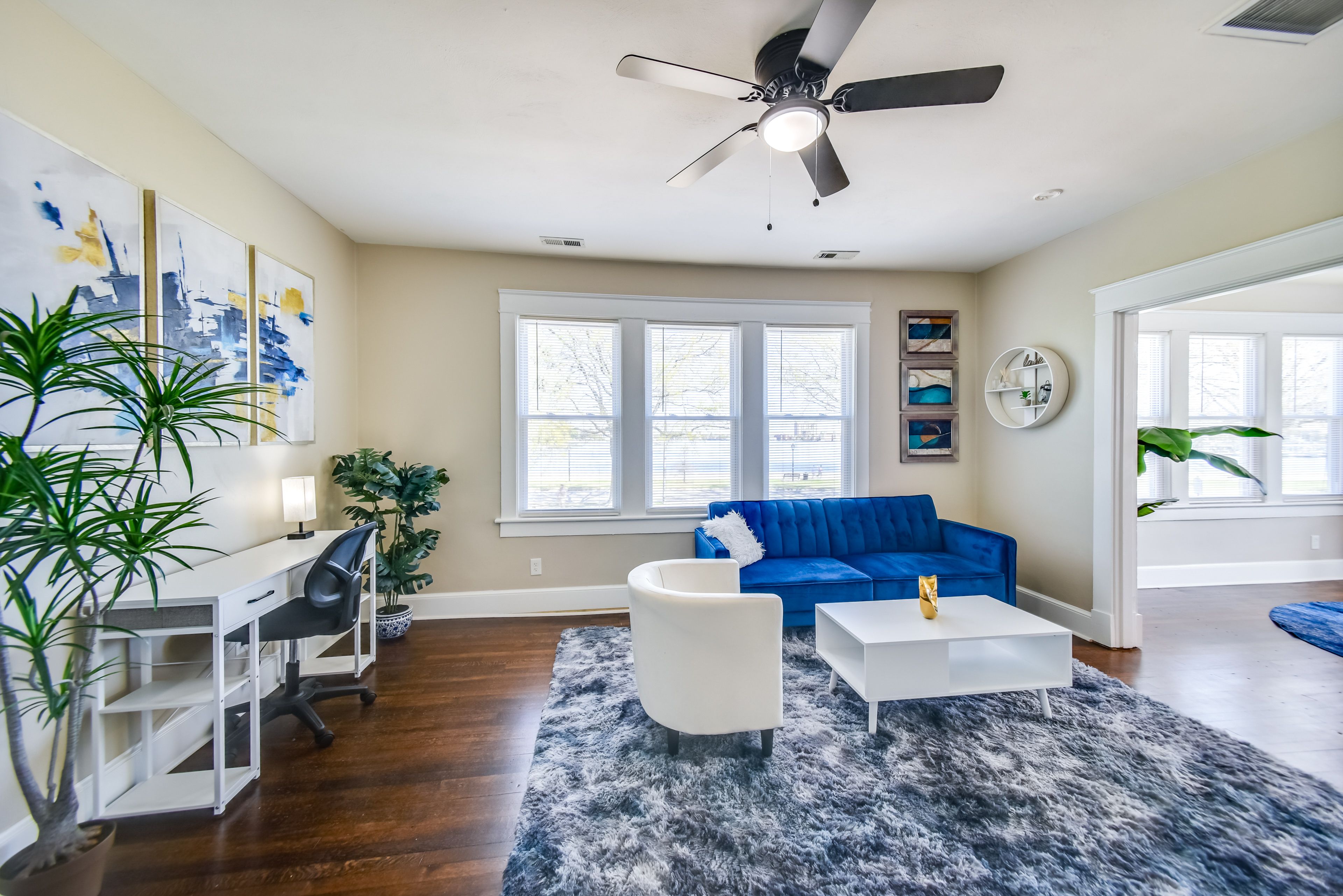 Living Room | Laptop-Friendly Workspace