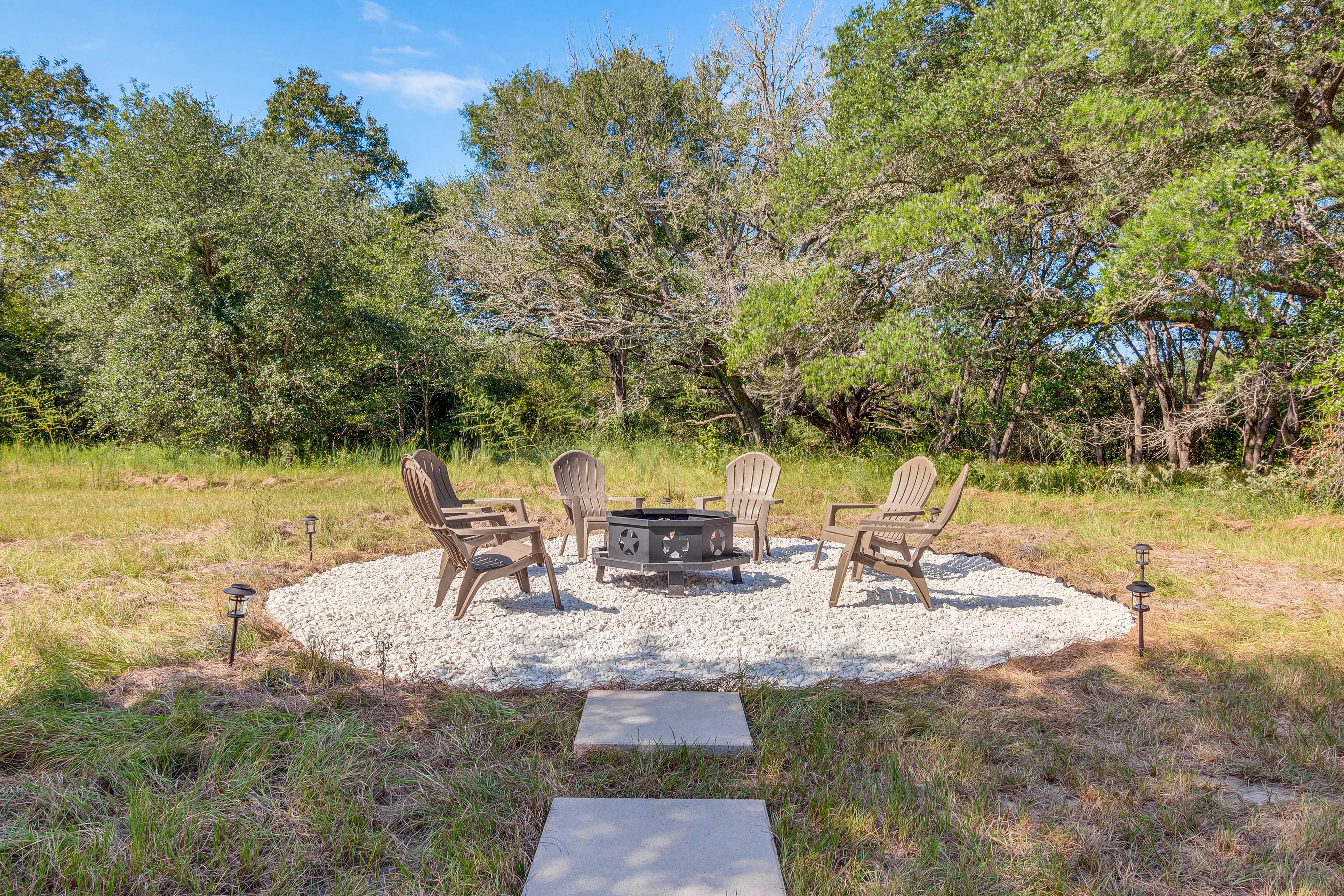 Private Backyard Area | Fire Pit