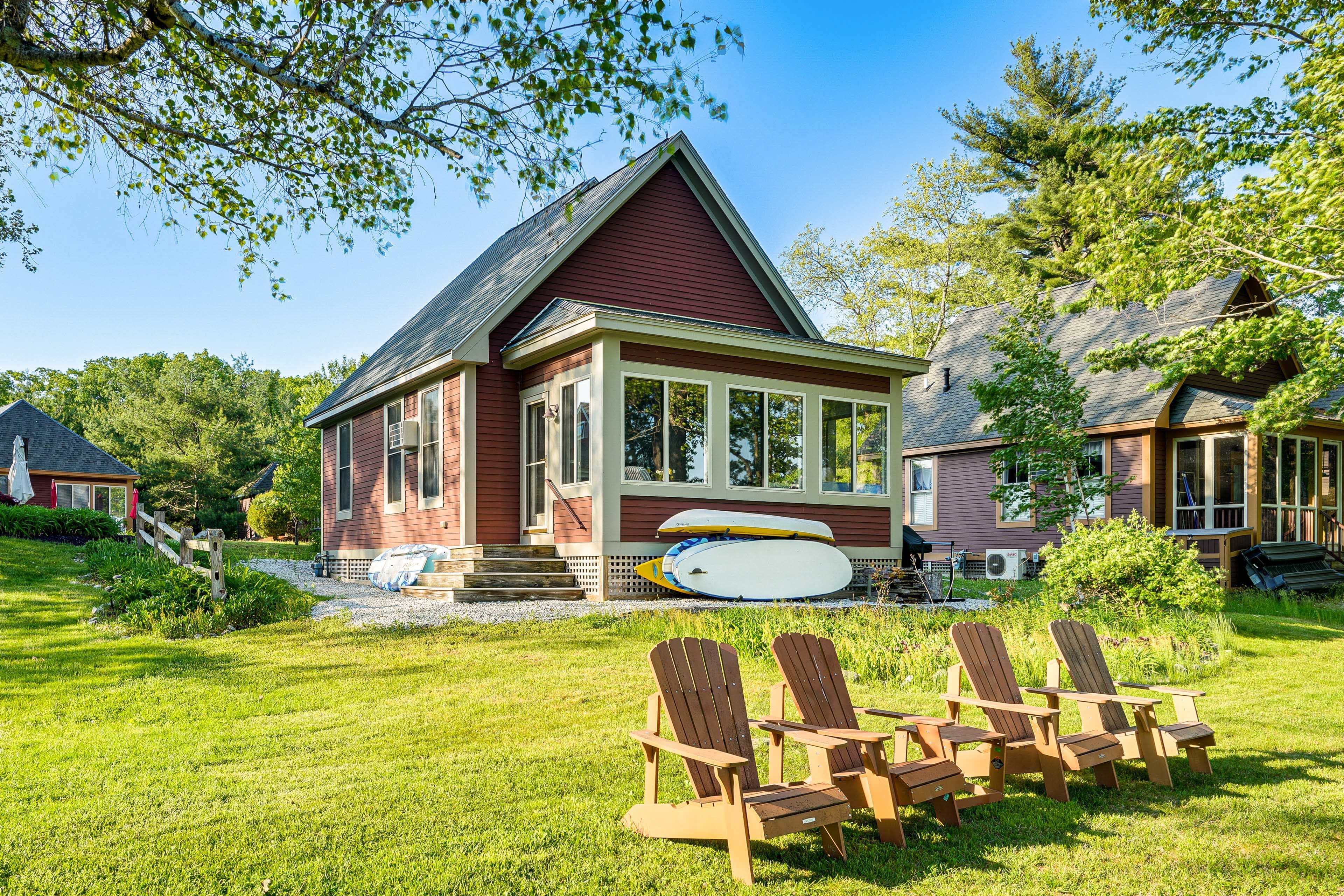 Westford Vacation Rental | 2BR | 1BA | 5 Steps to Enter | 873 Sq Ft