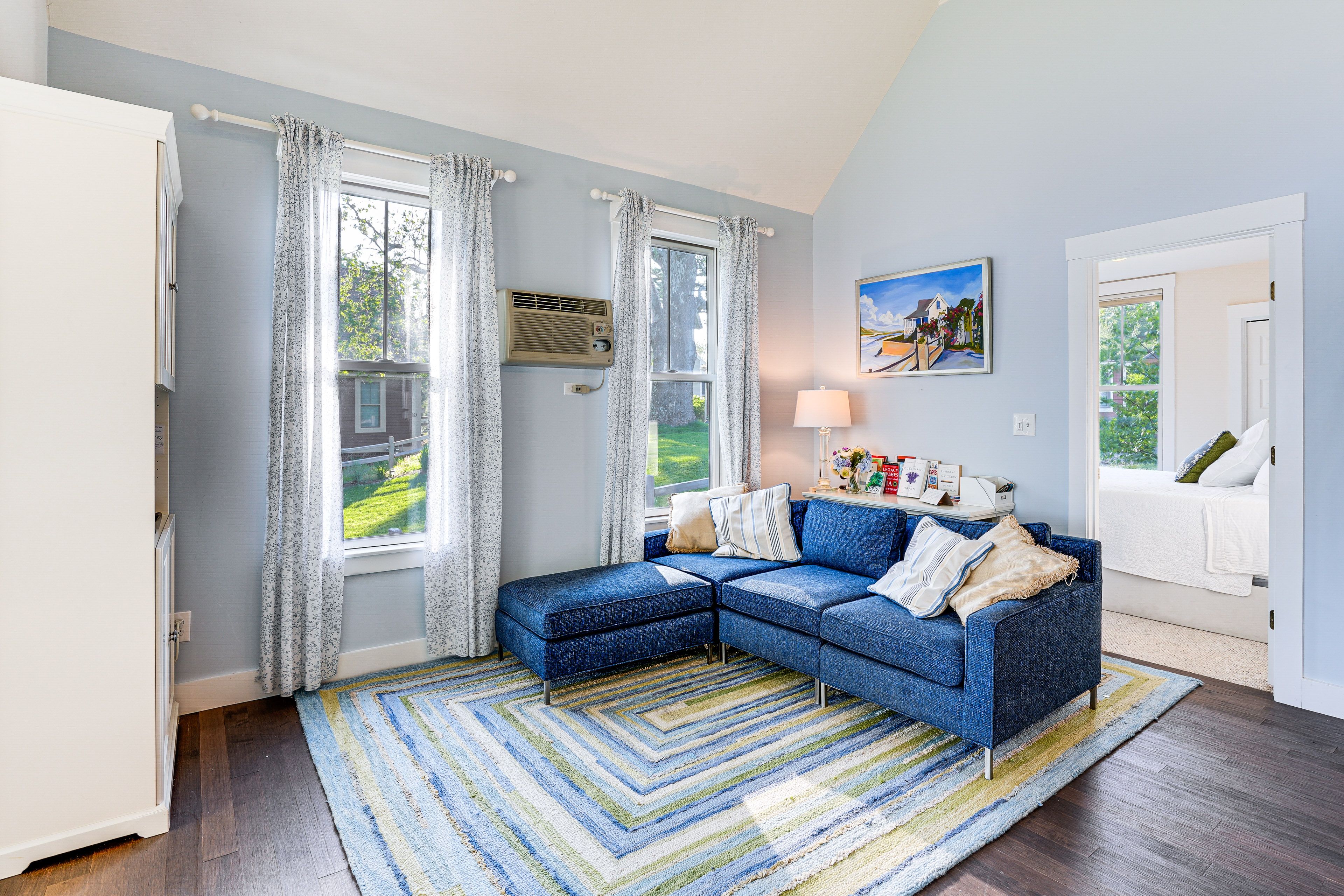 Living Area | Flat-Screen TV | Mini Split A/C & Heating | 1st Level