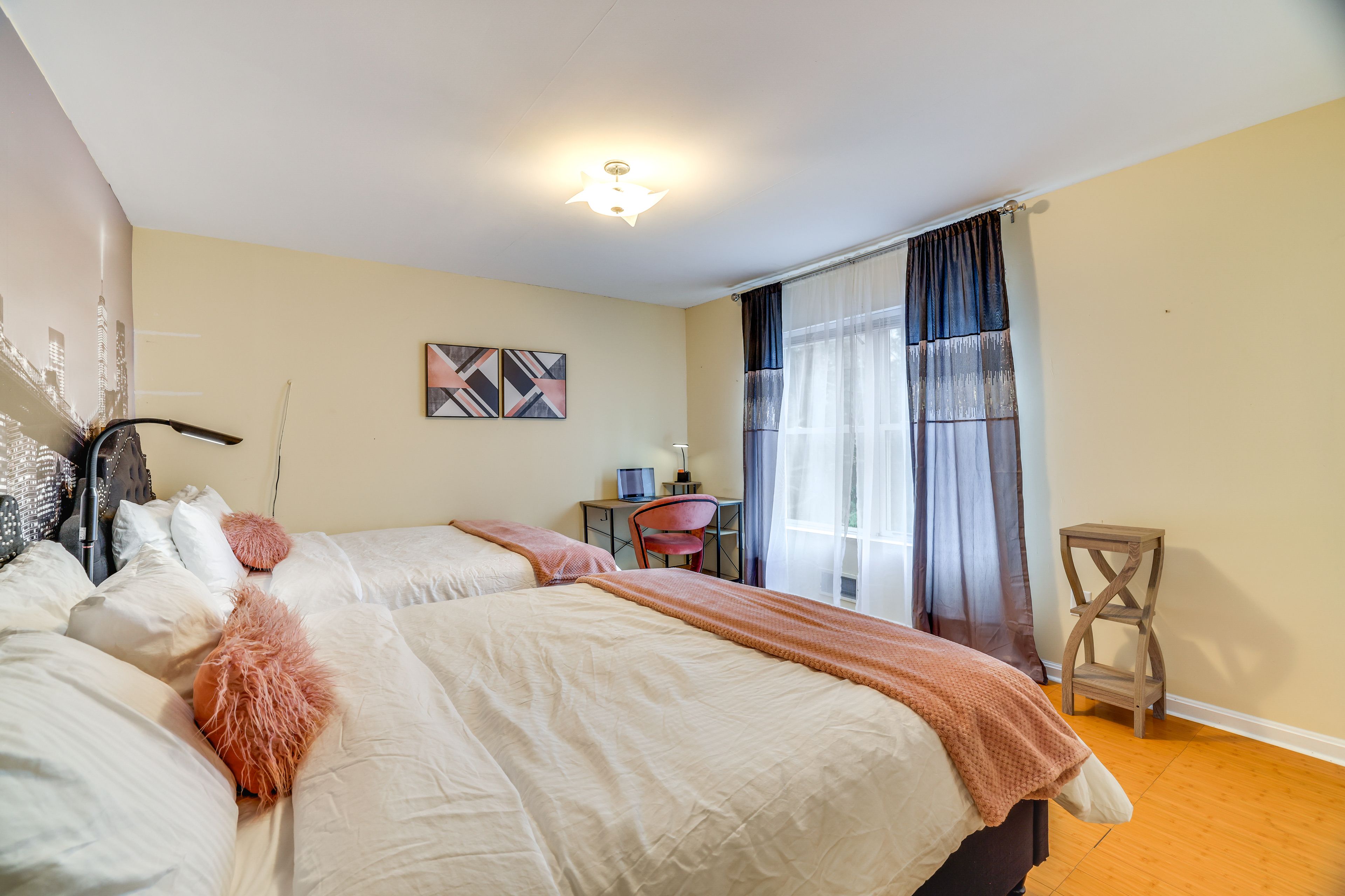 Bedroom 2 | 2nd Floor | 2 Queen Beds | Desk