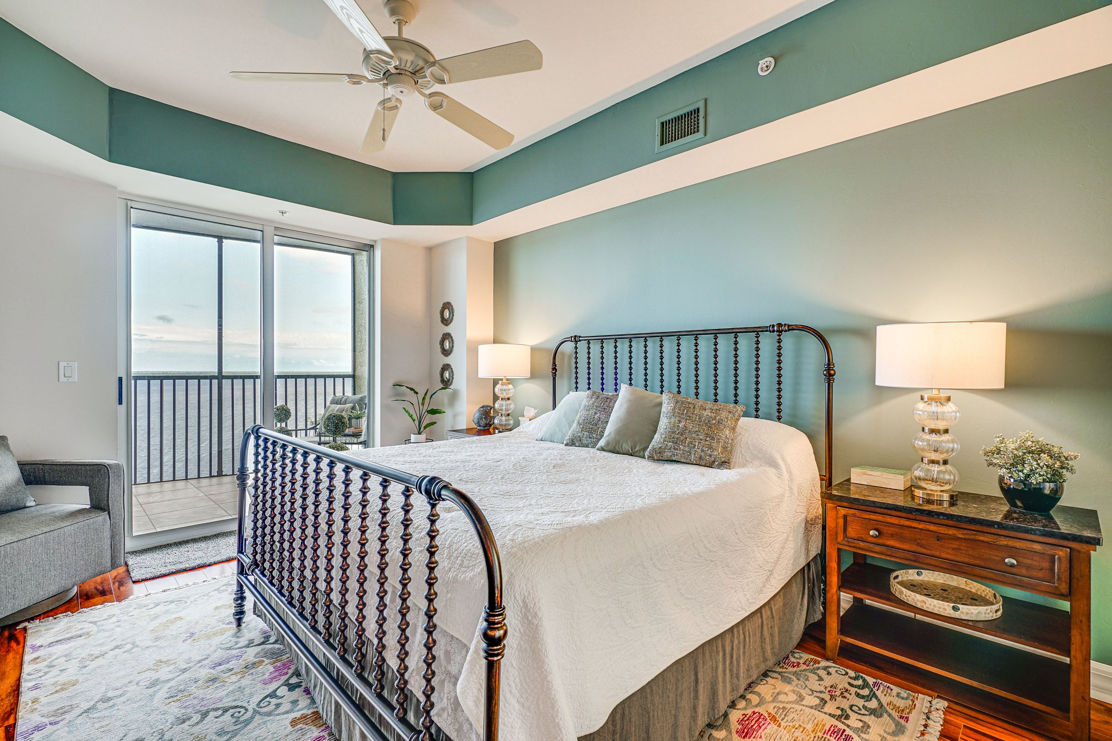 Bedroom 1 | King Bed | Flat-Screen TV w/ Cable