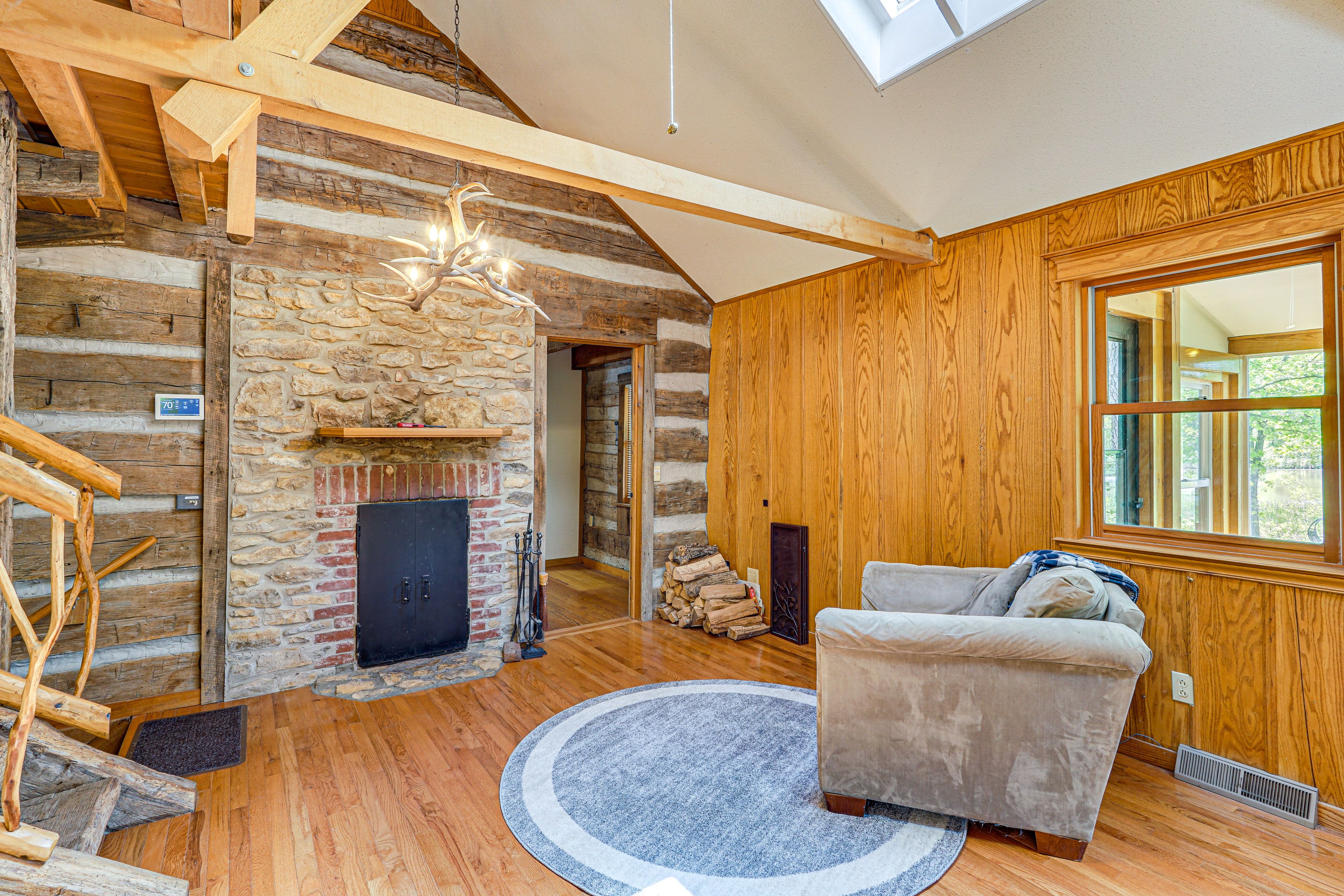 Sitting Area | Fireplace (Wood Provided) | 2nd Floor