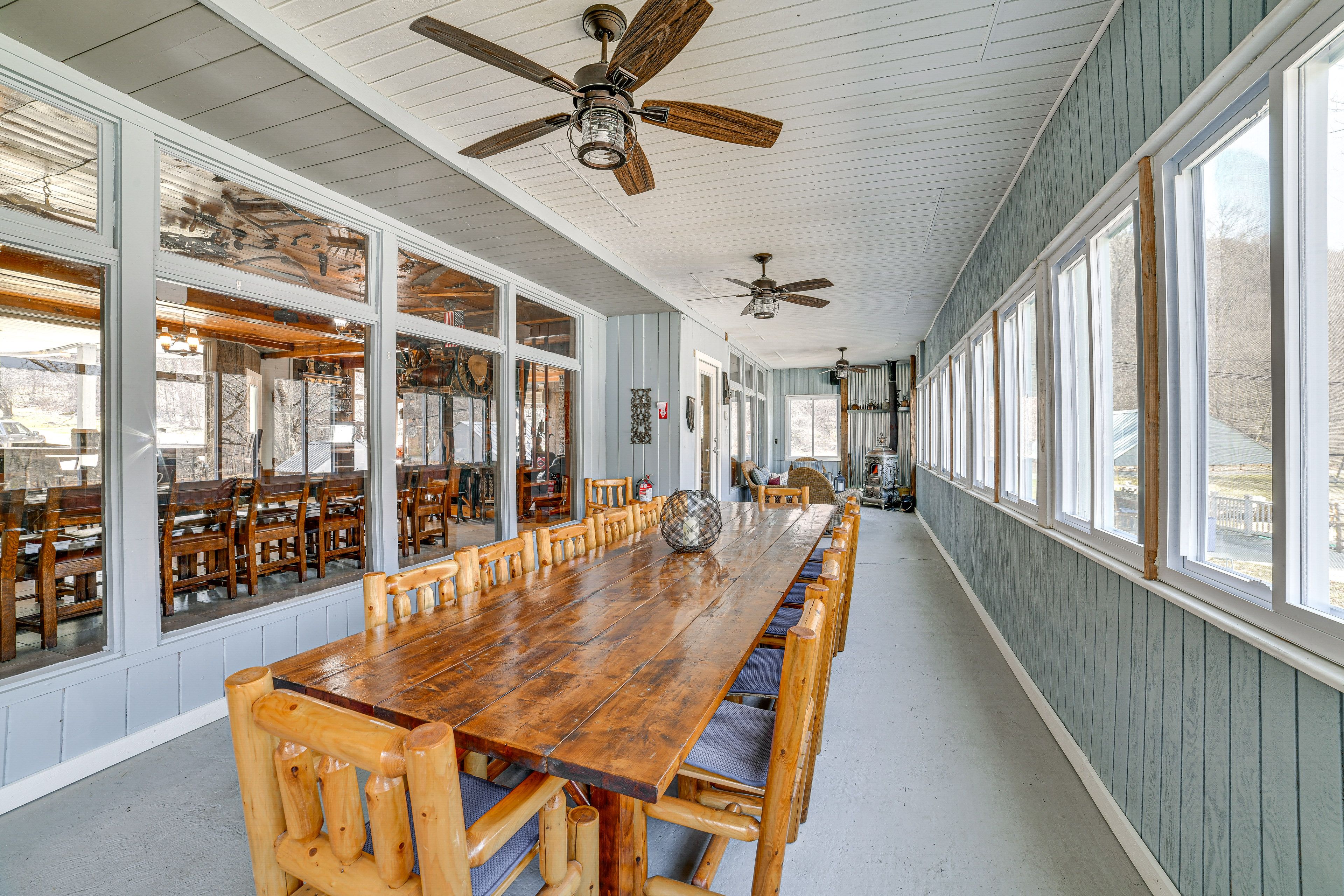 Screened Porch | Main Level | Wood-Burning Sauna