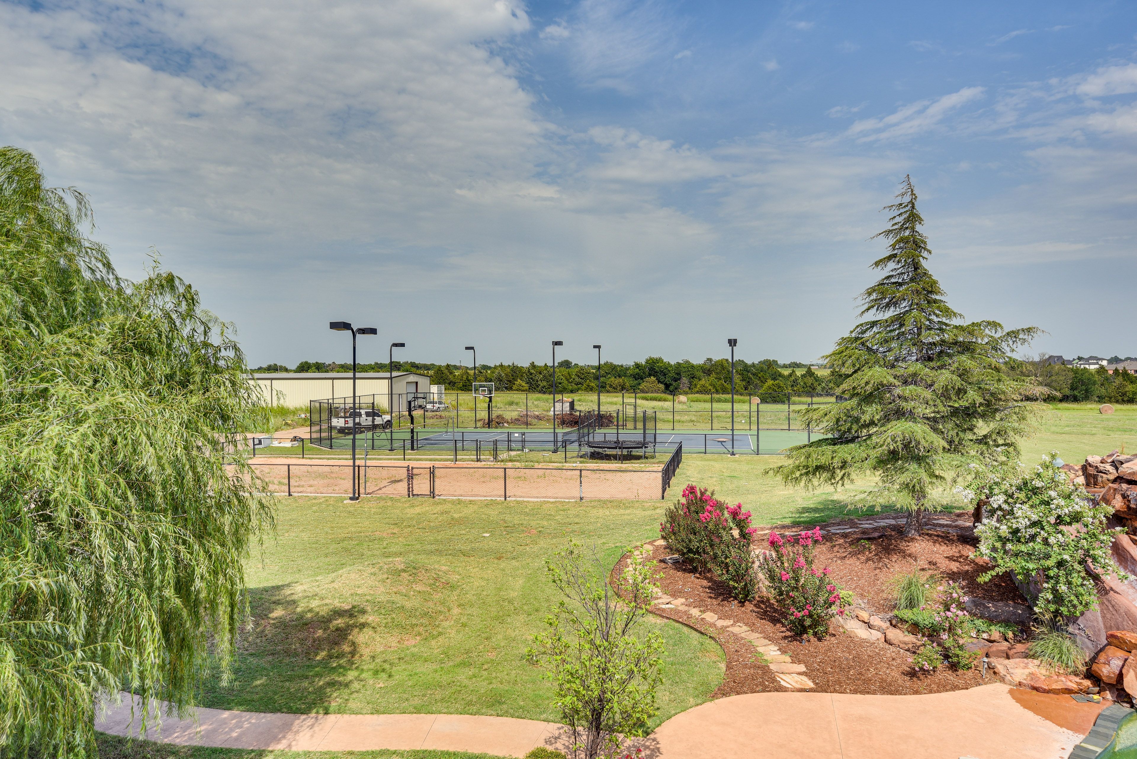 Shared Sand Volleyball Court