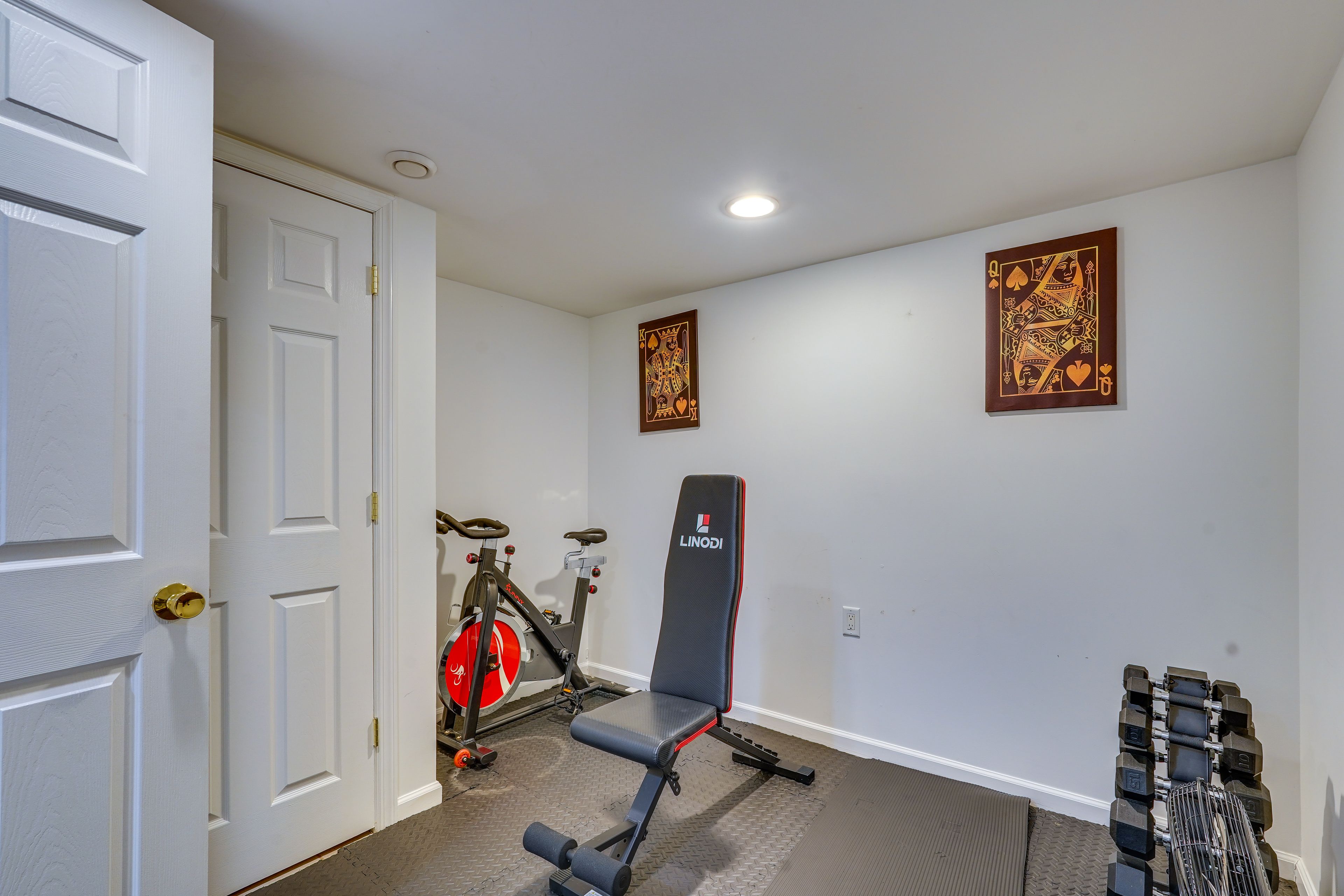 Bonus Room | Exercise Bike | Weights & Gym Equipment | Basement