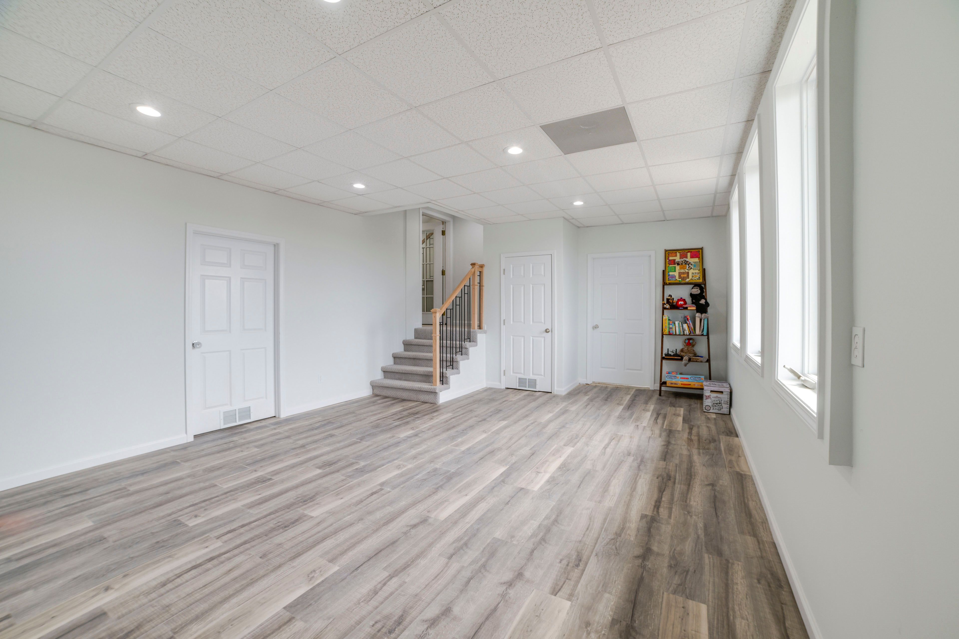 Game Room | Basement Level | Video Games | Card Table | Arcade Console