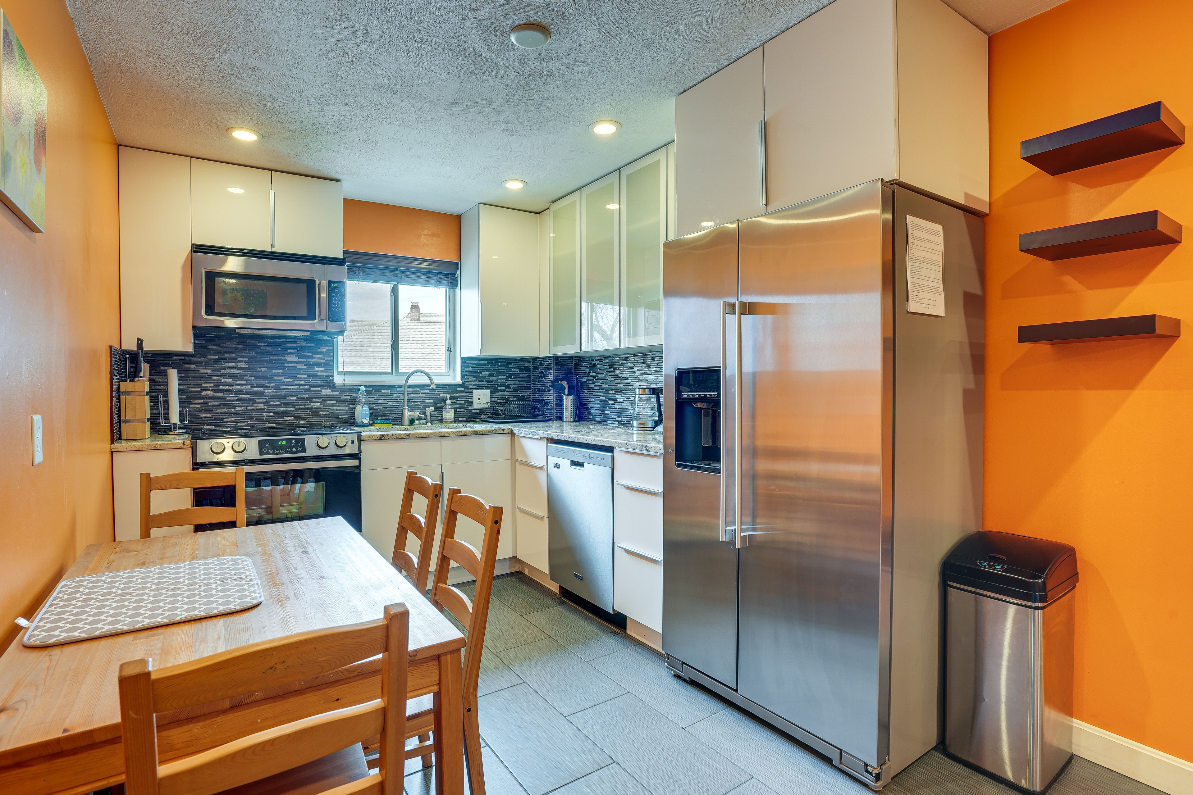 Waltham Vacation Rental | 1BR | 1BA | 479 Sq Ft | Stairs Required