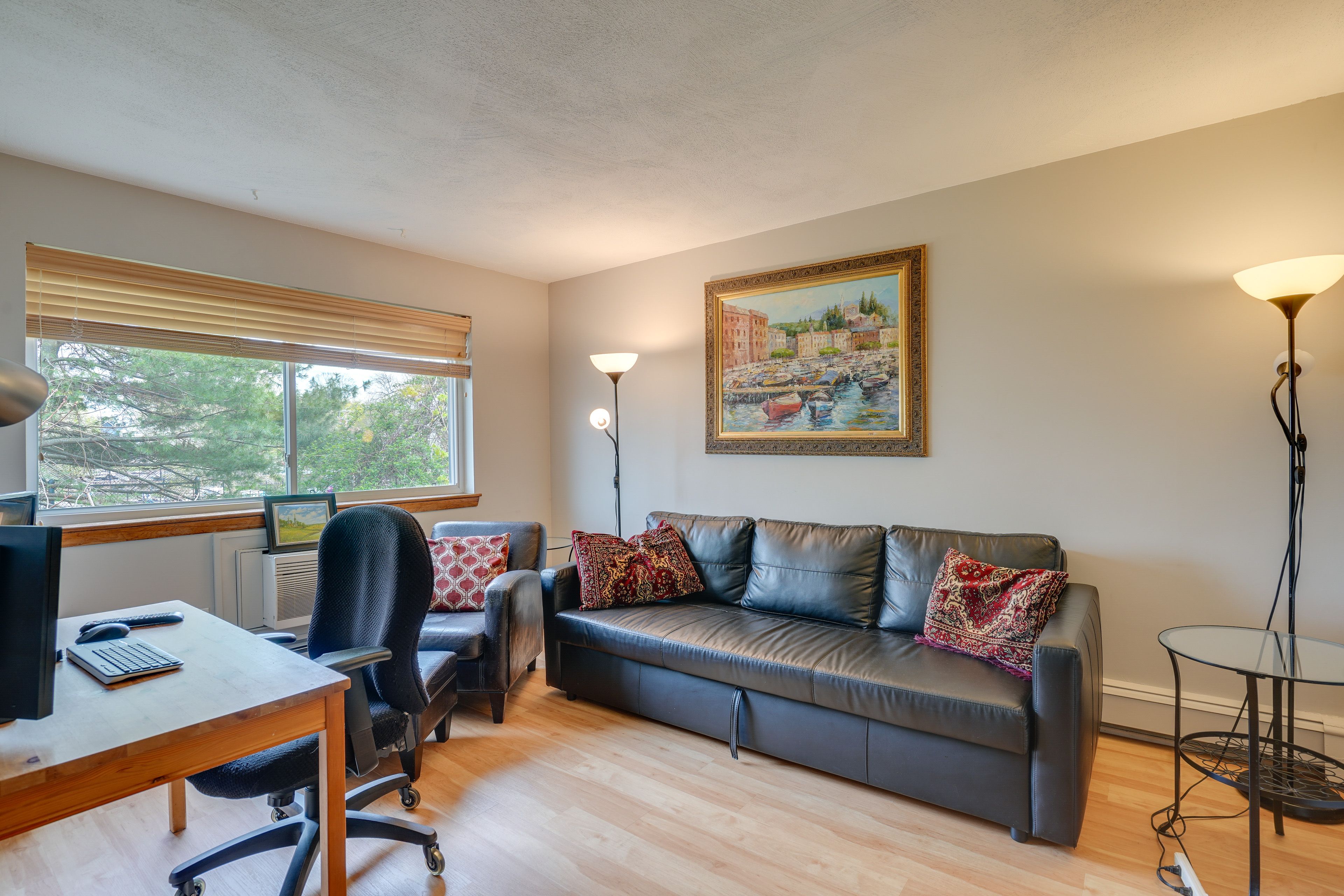 Living Room | Queen Sleeper Sofa | Dedicated Workspace