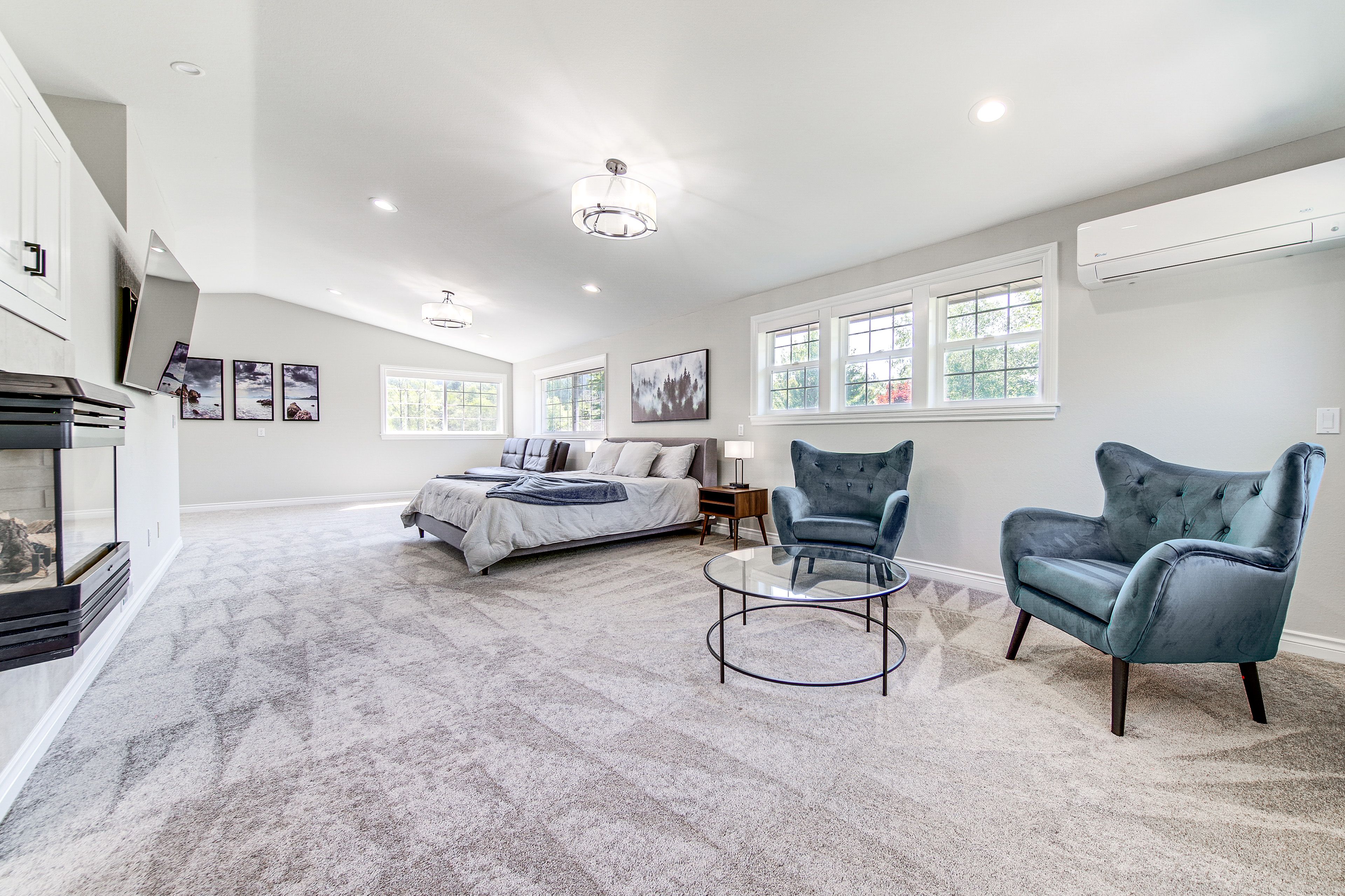 Bedroom Suite 2 | King Bed | Full Futon | Fireplace | Flat-Screen TV | 2nd Floor
