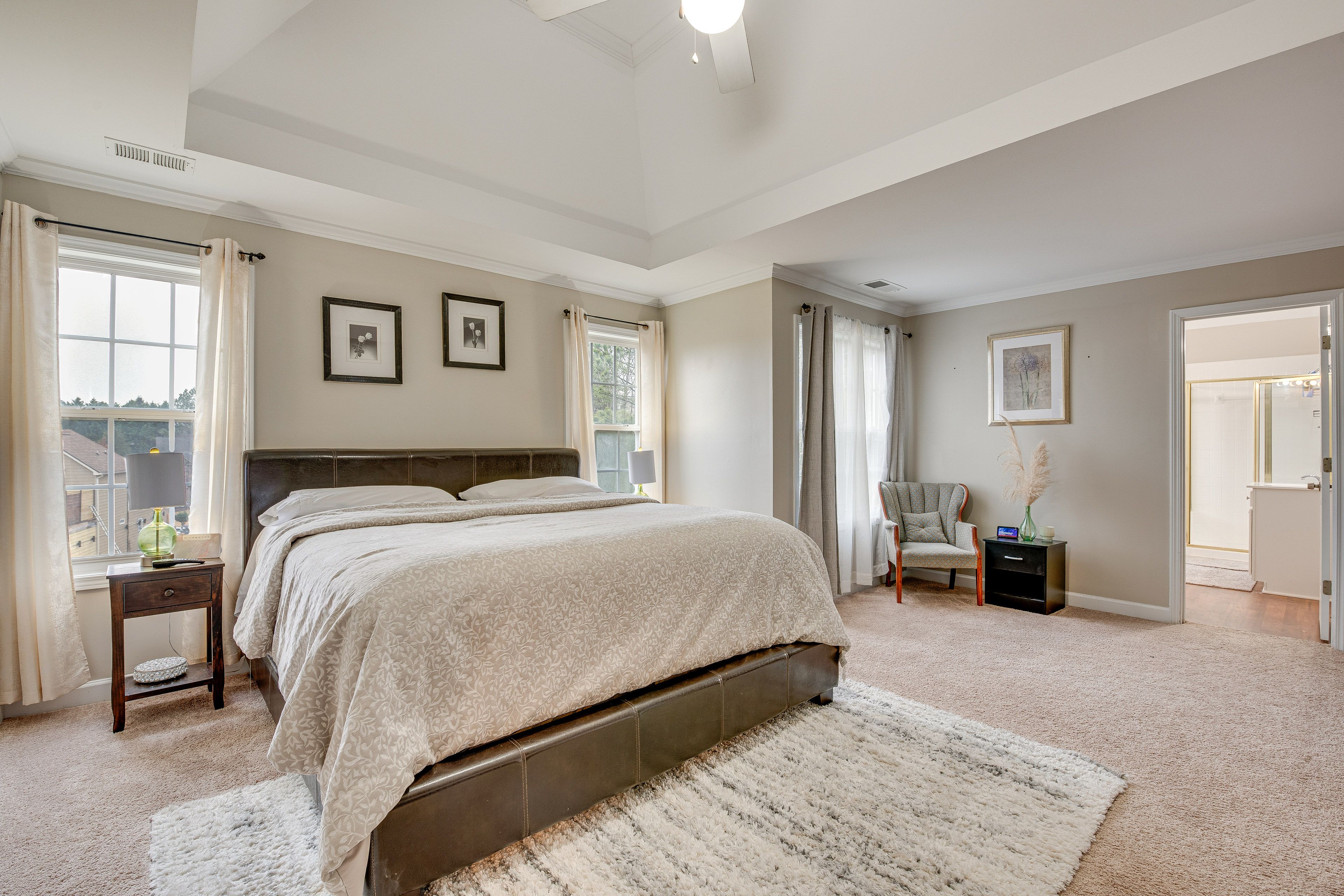 Bedroom 1 | 2nd Floor | King Bed | Linens Provided | Smart TV