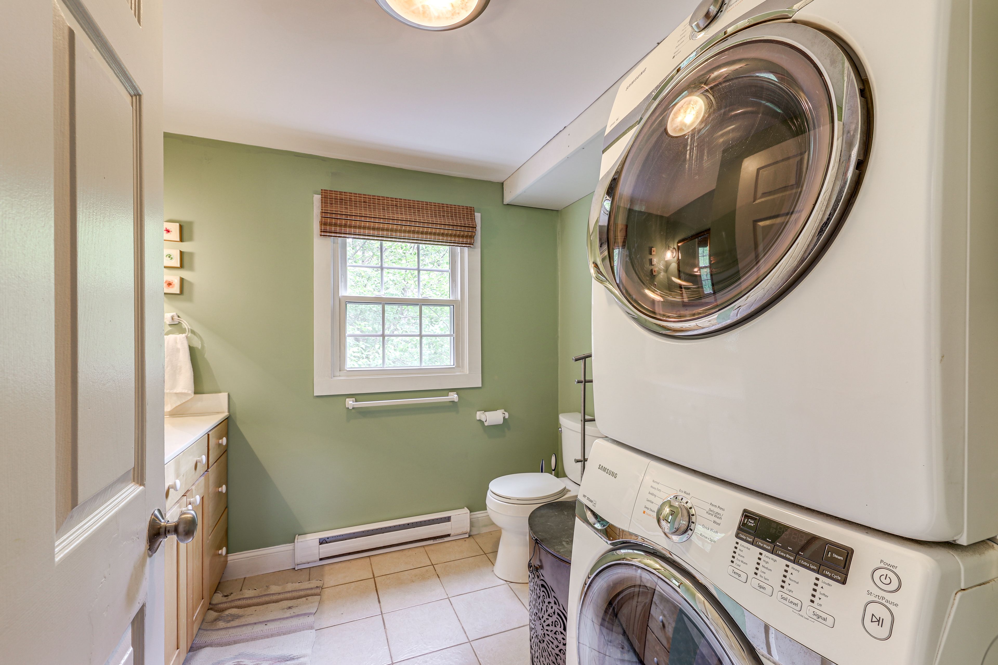 Half Bathroom | 1st Floor | Washer & Dryer