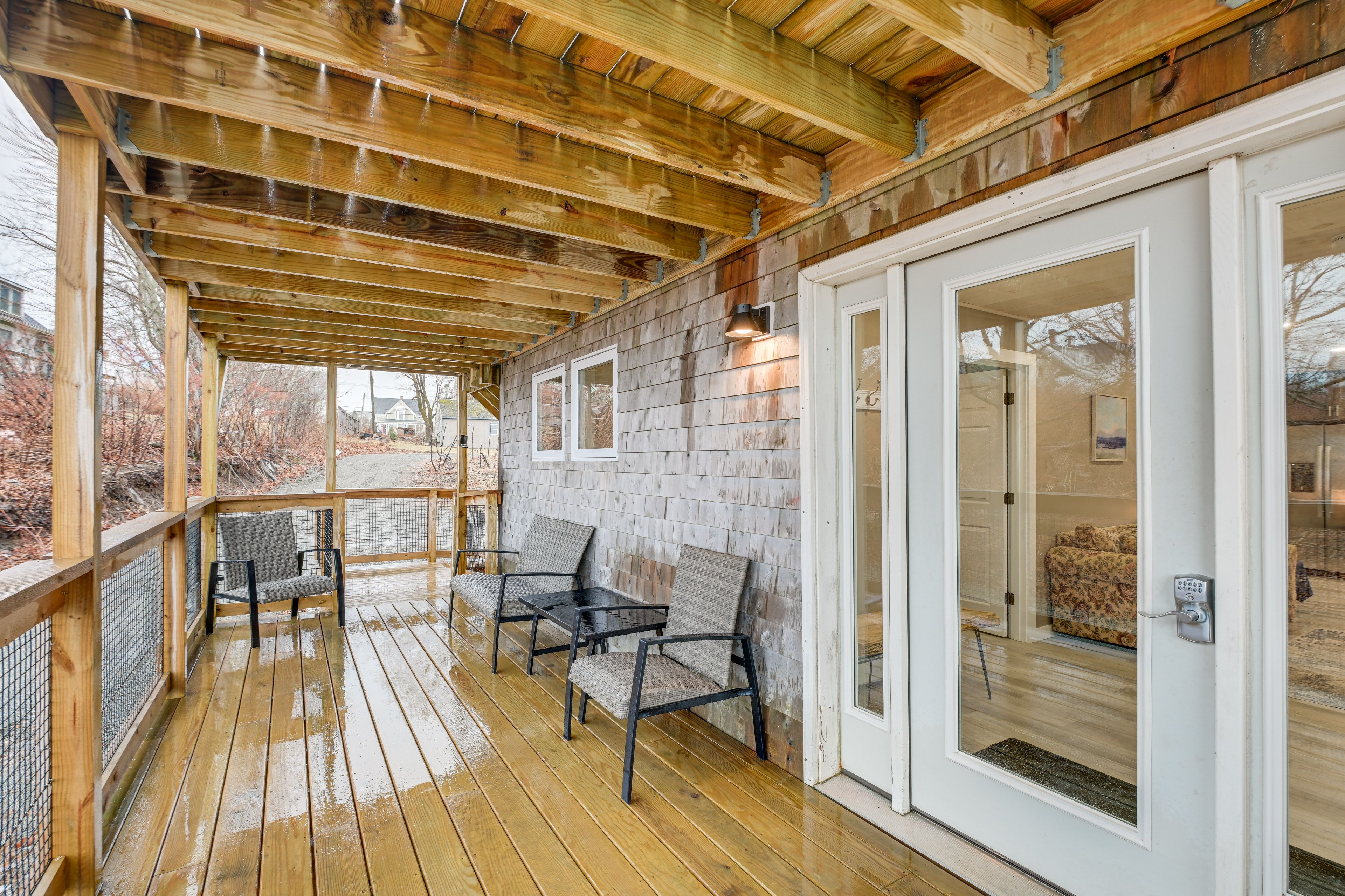 Covered Deck | Gas Grill | Ocean Views