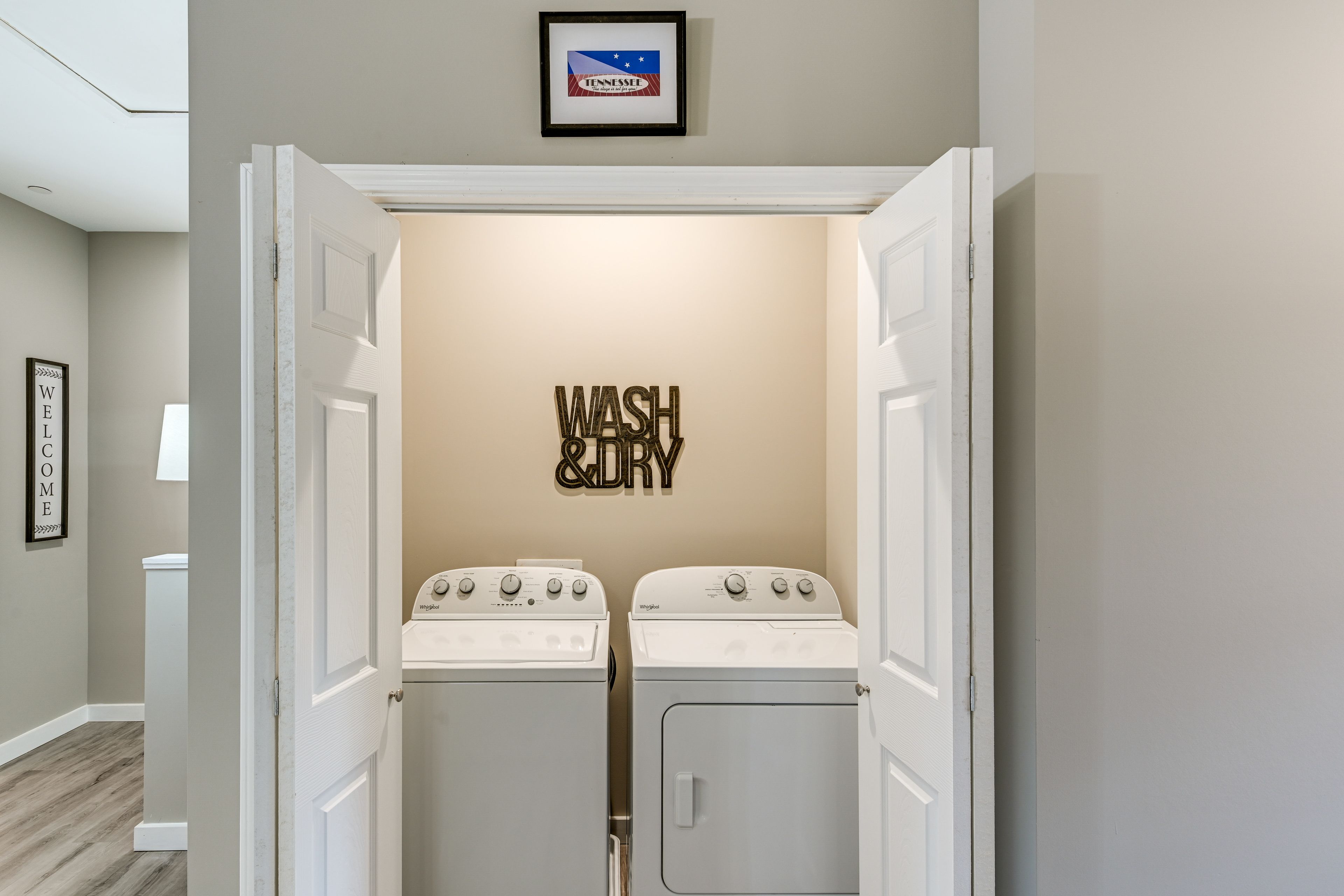 Laundry Closet | Washer + Dryer