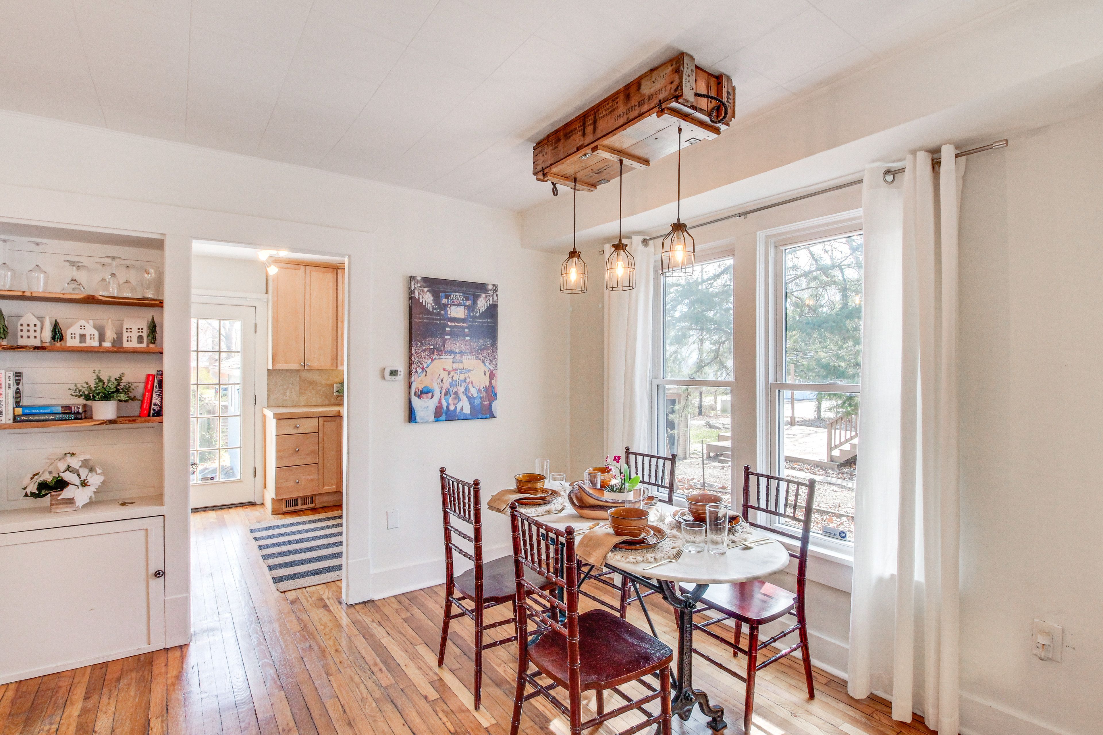 Dining Area | Dishware & Flatware Provided | 1st Floor