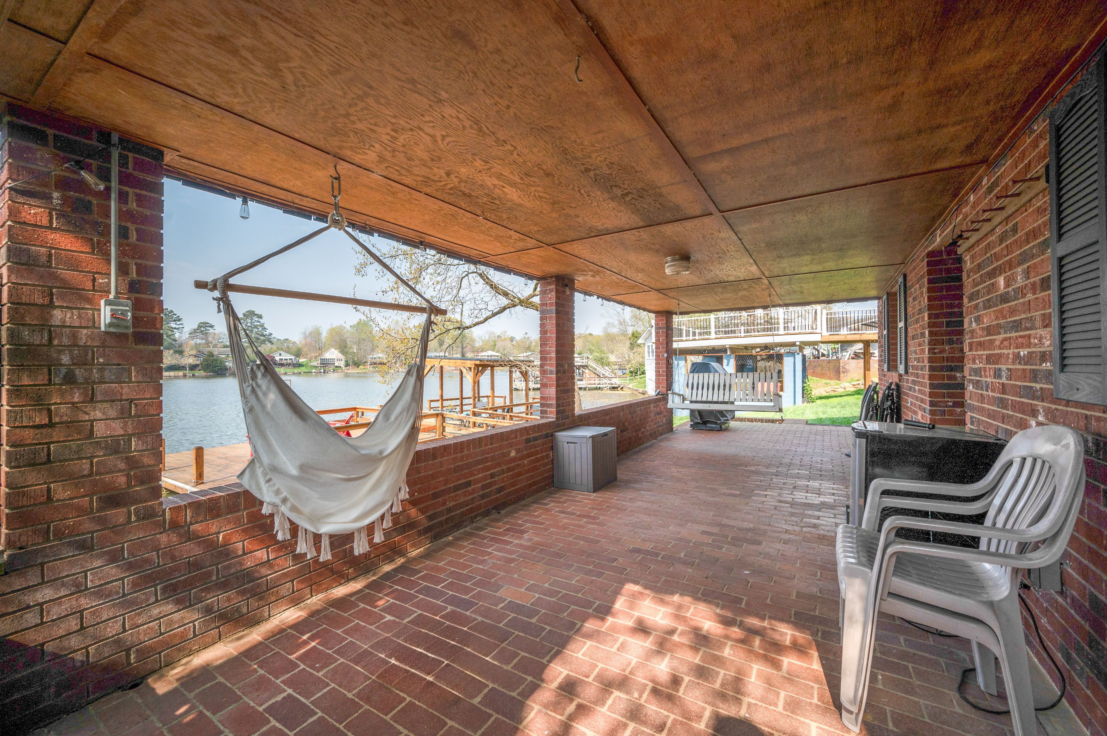 Covered Patio | Lower Level | Gas Grill